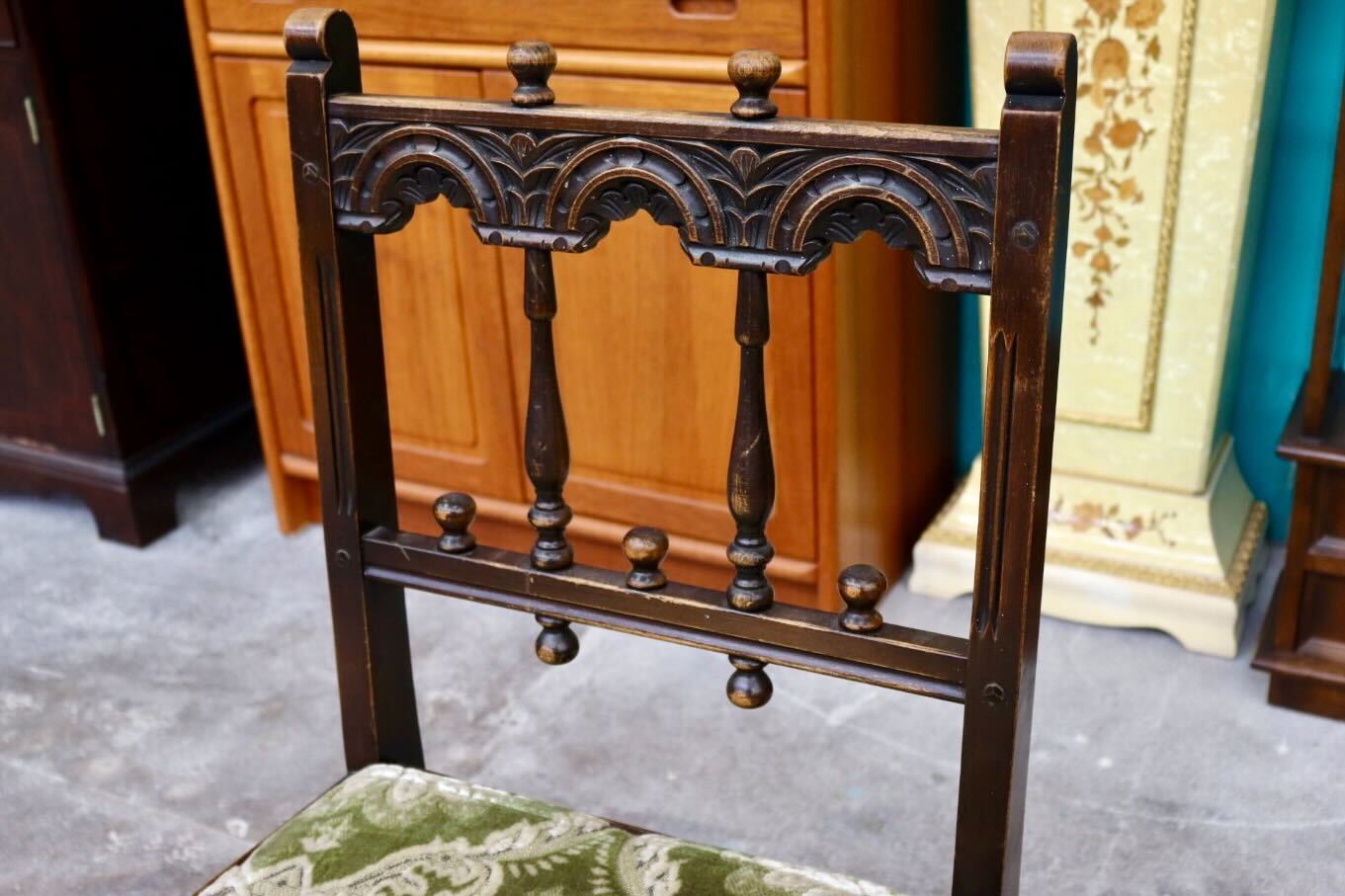 GMIK405D○ERCOL / アーコール Old Colonial ヨークシャー ダイニングチェア イギリス ヴィンテージ クラシック 西洋 アンティーク 稀少