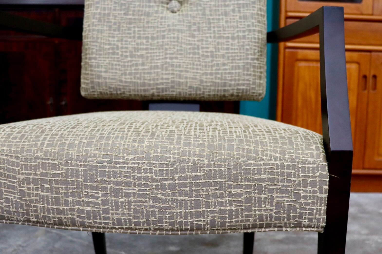 GMIH172B○ROCKSTONE / ロックストーン ダイニングチェア 椅子 アームチェア ファブリック 北欧スタイル モデルルーム展示品