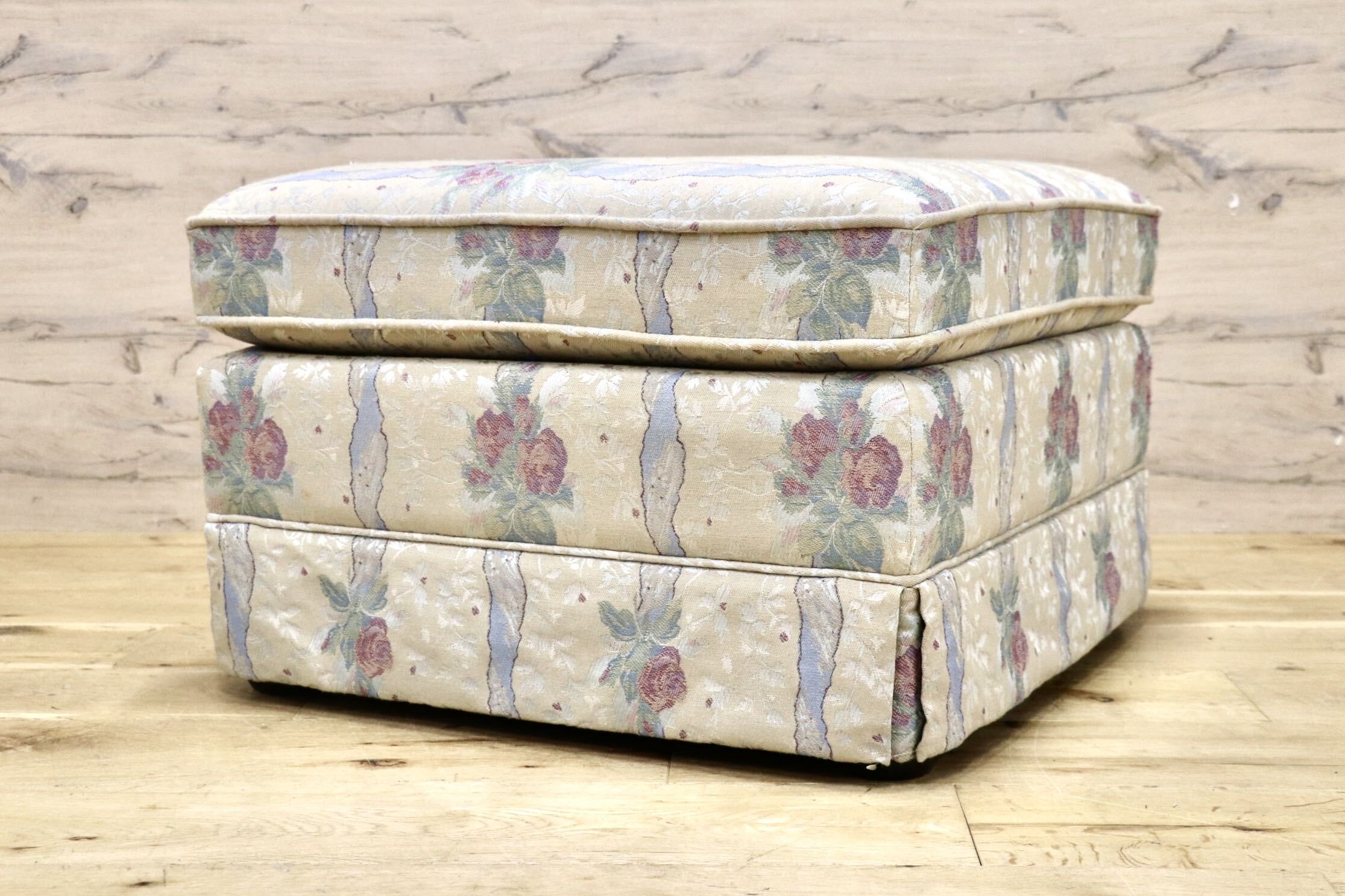 GMJS259E○domani / ドマーニ Louis XV ルイ15世 スツール オットマン ローチェア 西洋 アンティーク カリモク最高峰 定価約11万円