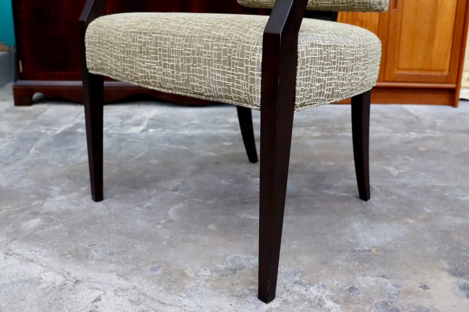 GMIH172C○ROCKSTONE / ロックストーン ダイニングチェア 椅子 アームチェア ファブリック 北欧スタイル モデルルーム展示品