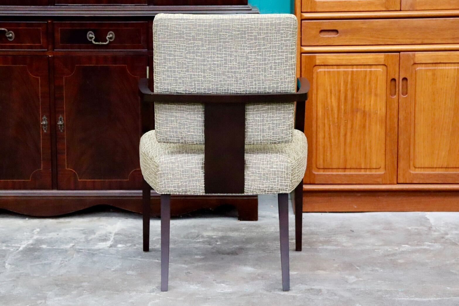 GMIH172D○ROCKSTONE / ロックストーン ダイニングチェア 椅子 アームチェア ファブリック 北欧スタイル　モデルルーム展示品