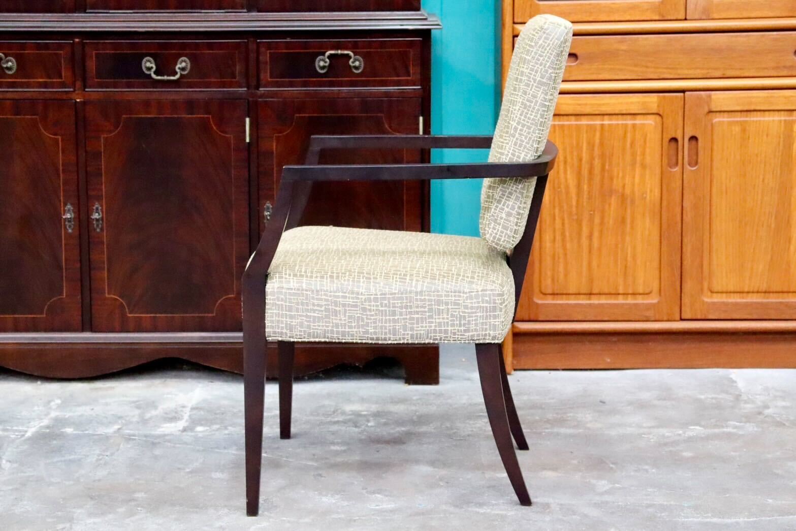 GMIH172D○ROCKSTONE / ロックストーン ダイニングチェア 椅子 アームチェア ファブリック 北欧スタイル　モデルルーム展示品