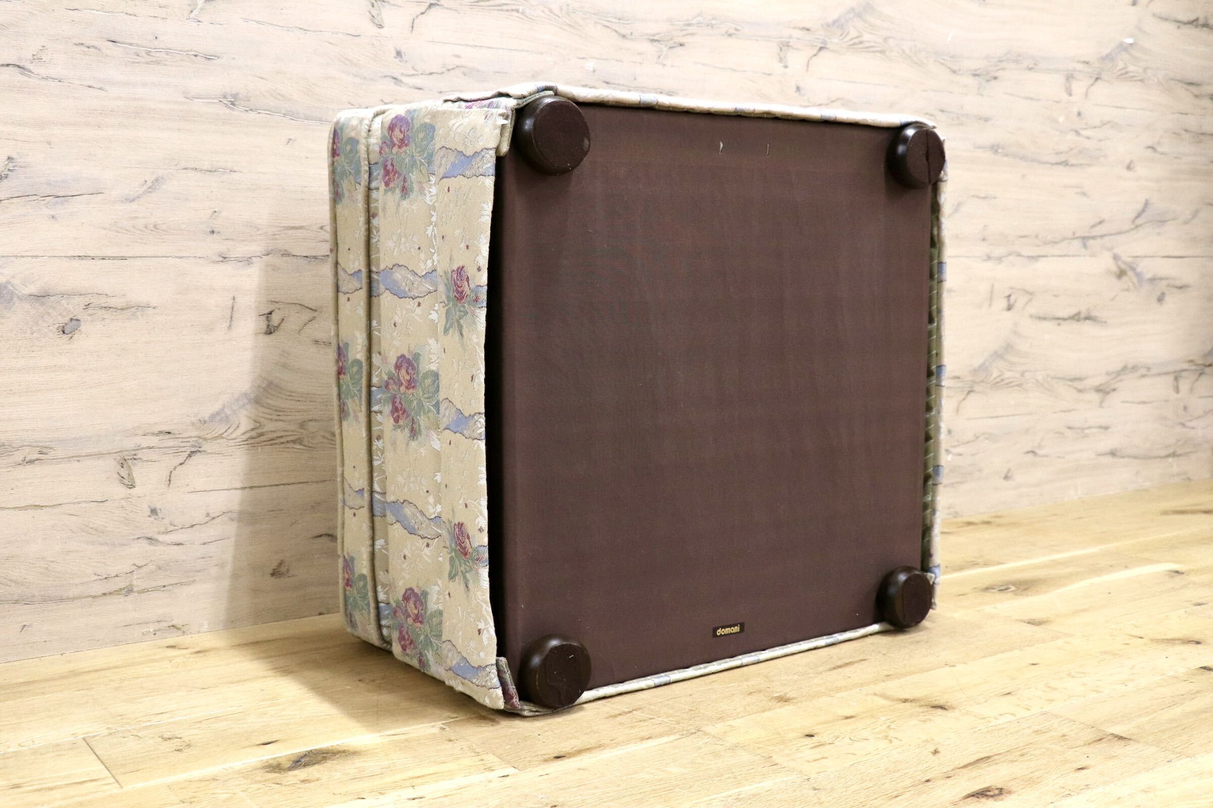 GMJS259E○domani / ドマーニ Louis XV ルイ15世 スツール オットマン ローチェア 西洋 アンティーク カリモク最高峰 定価約11万円
