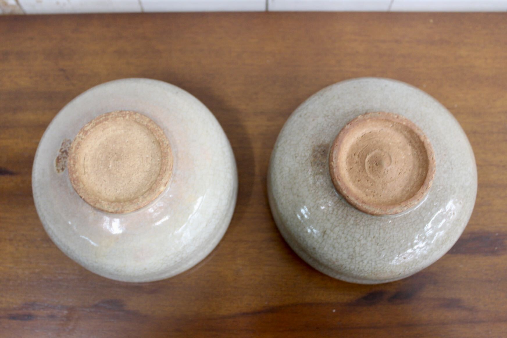 GMJK371C〇紀州焼 葵窯 窯変茶碗 一双 共箱 茶道具 陶磁器 未使用