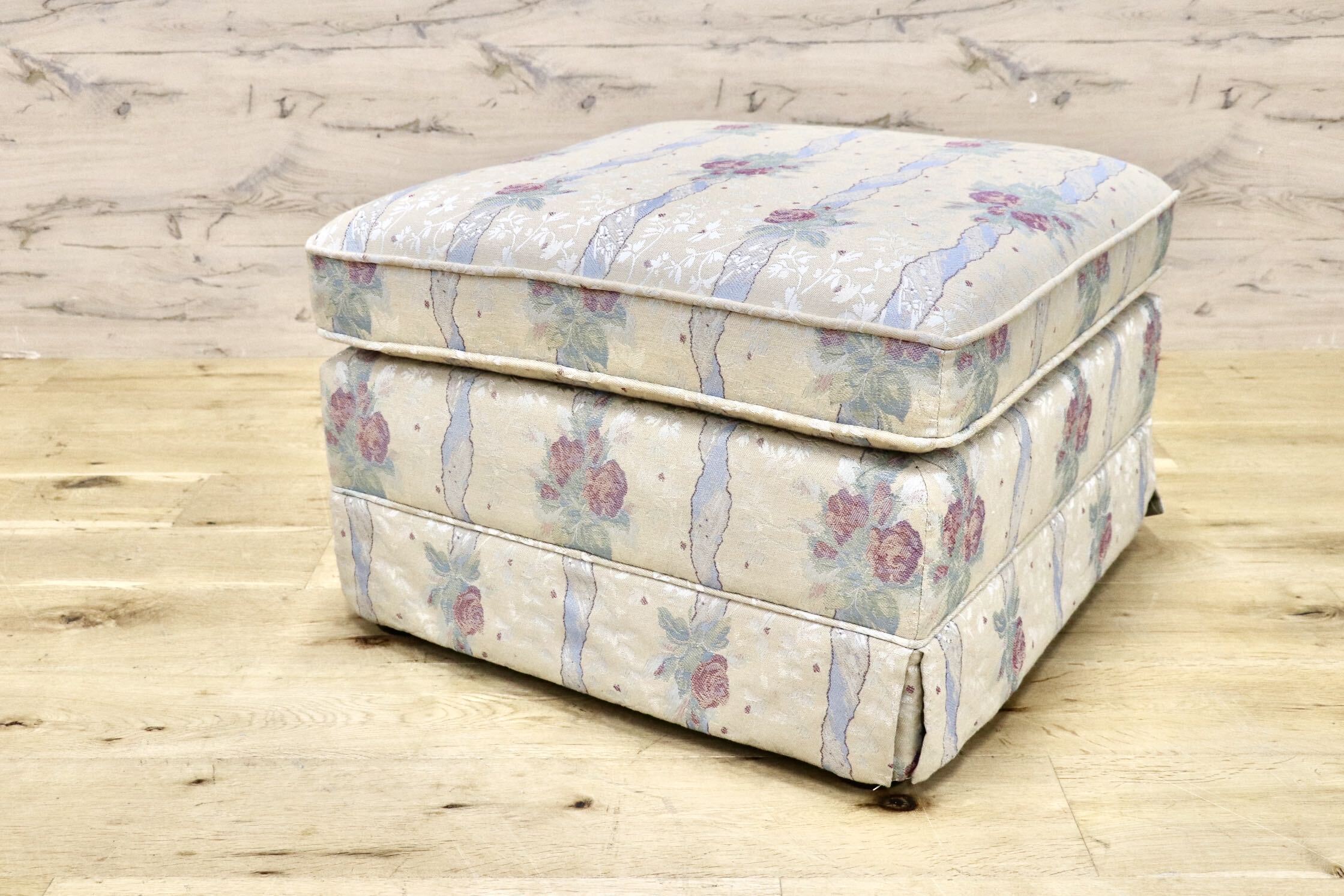GMJS259F○domani / ドマーニ Louis XV ルイ15世 スツール オットマン ローチェア 西洋 アンティーク カリモク最高峰 定価約11万円