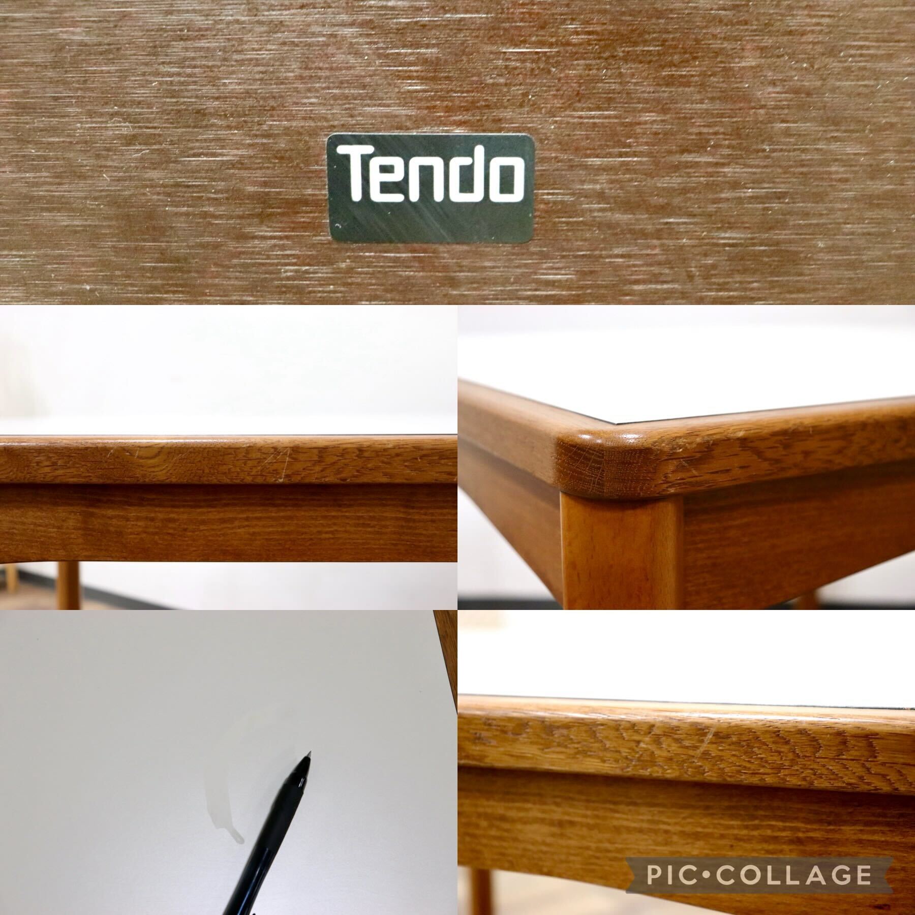 TENDO 天童木工 天然木化粧合板 センターテーブル ローテーブル - 家具 