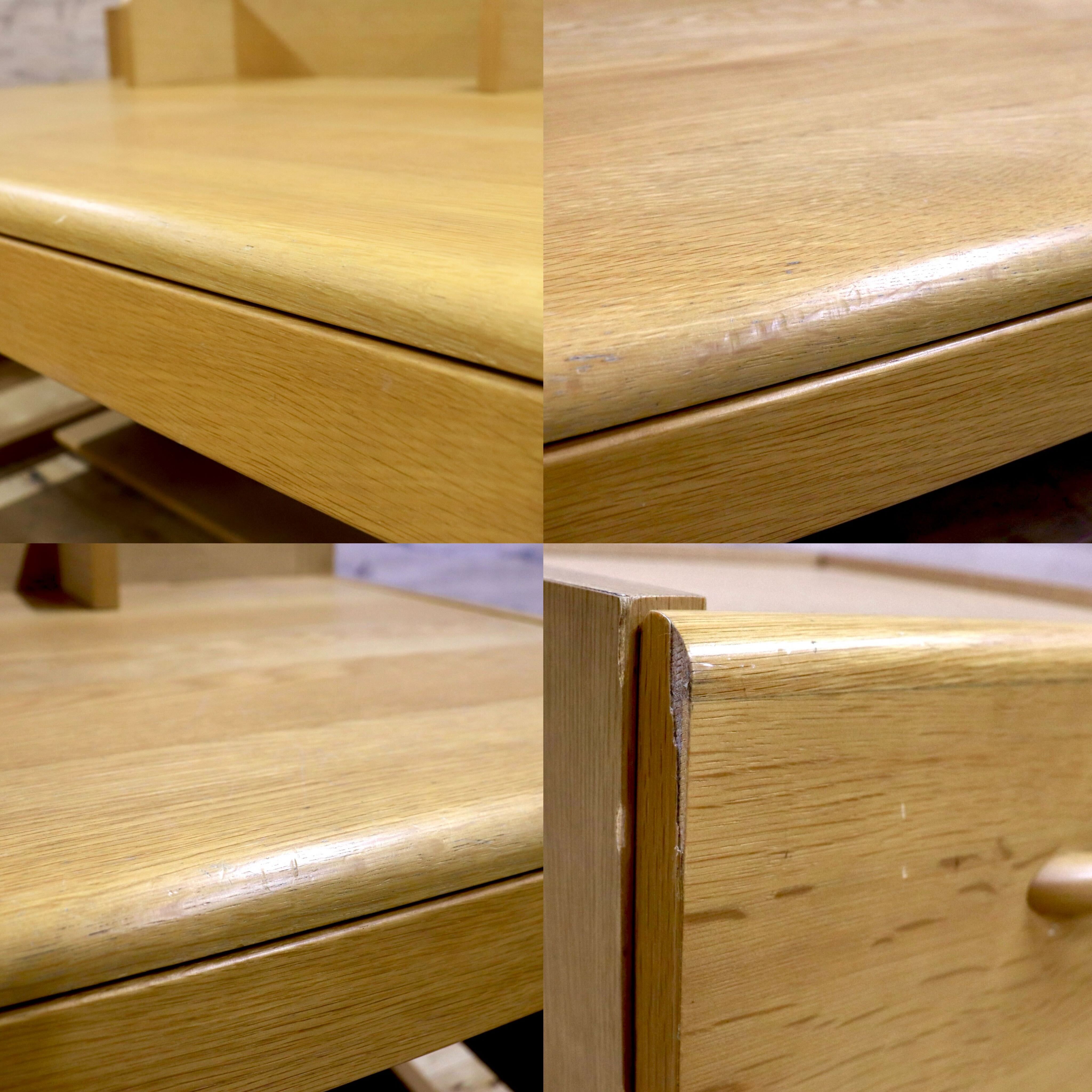 GMIS351○karimoku / カリモク ベネッセ 学び成長デスク 学習机 勉強机 高さ調整 デスク 袖机 ワゴン 国産家具 シンプル ナチュラル