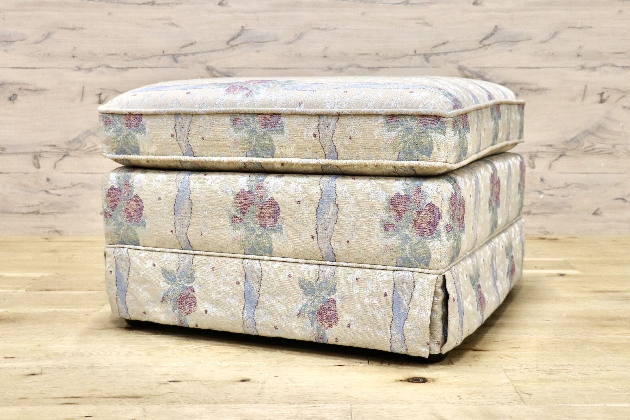 GMJS259F○domani / ドマーニ Louis XV ルイ15世 スツール オットマン ローチェア 西洋 アンティーク カリモク最高峰 定価約11万円
