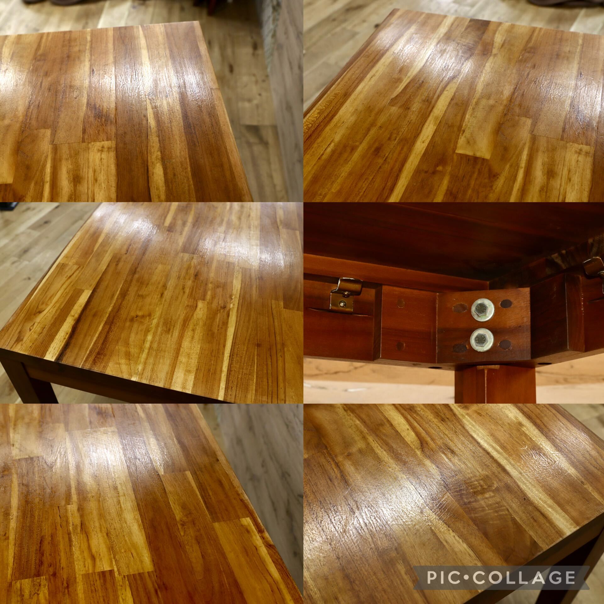 GMJS5C○SCANTEAK / スキャンティーク ダイニングテーブル 食卓テーブル 作業台 チーク材 廃盤 北欧スタイル