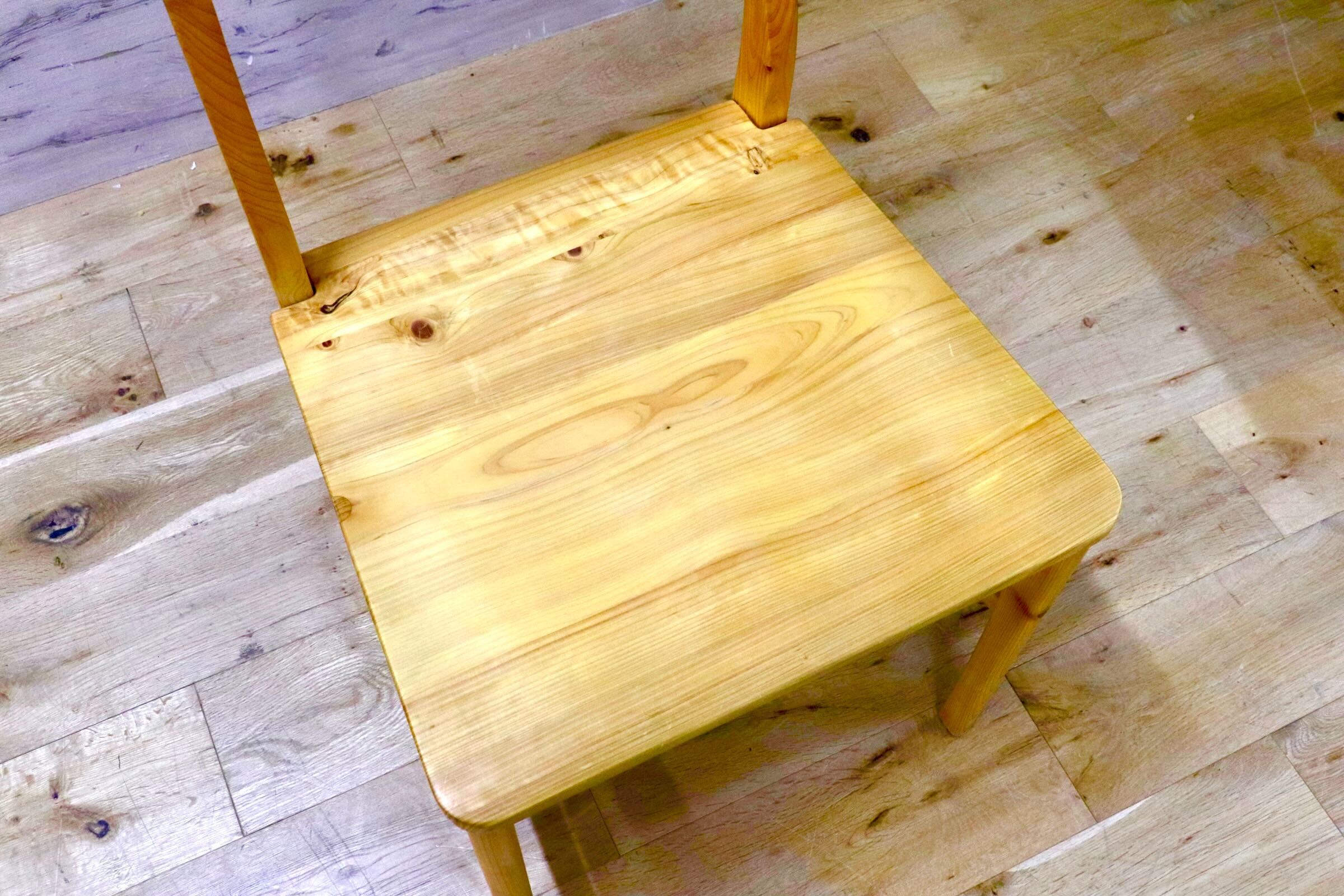 GMJH136A○SHIGIYAMA / シギヤマ家具 凪 チェア ダイニングチェア 食卓椅子 アームレスチェア ヒノキ材 ナチュラル シンプル 2脚セット