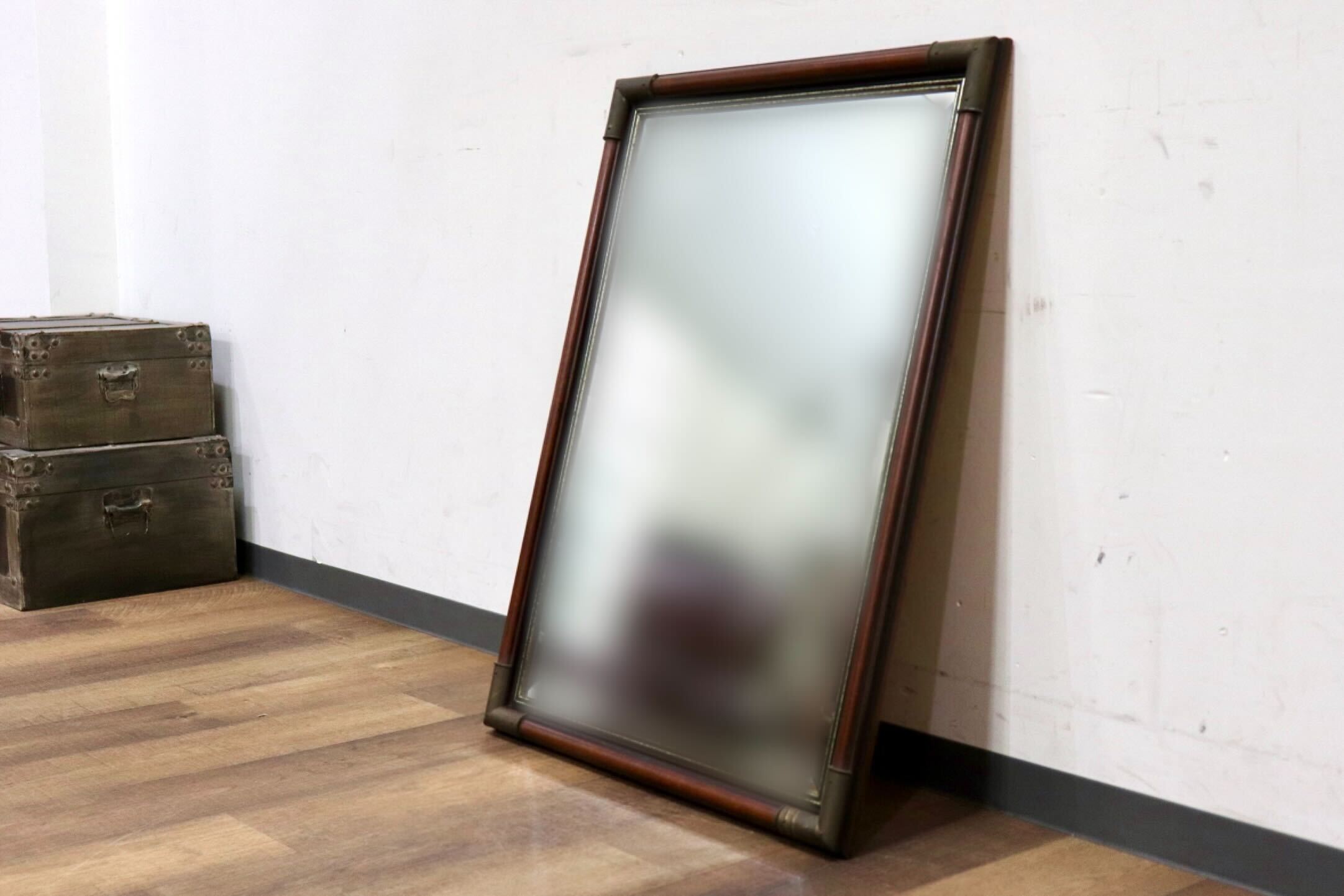 アンティーク様式無垢材ウォールミラー　W94ｃｍ/Ｈ117.5ｃｍ　姿見/鏡 楽天市場】【最大6,000円クーポン配布中】ウォールミラー