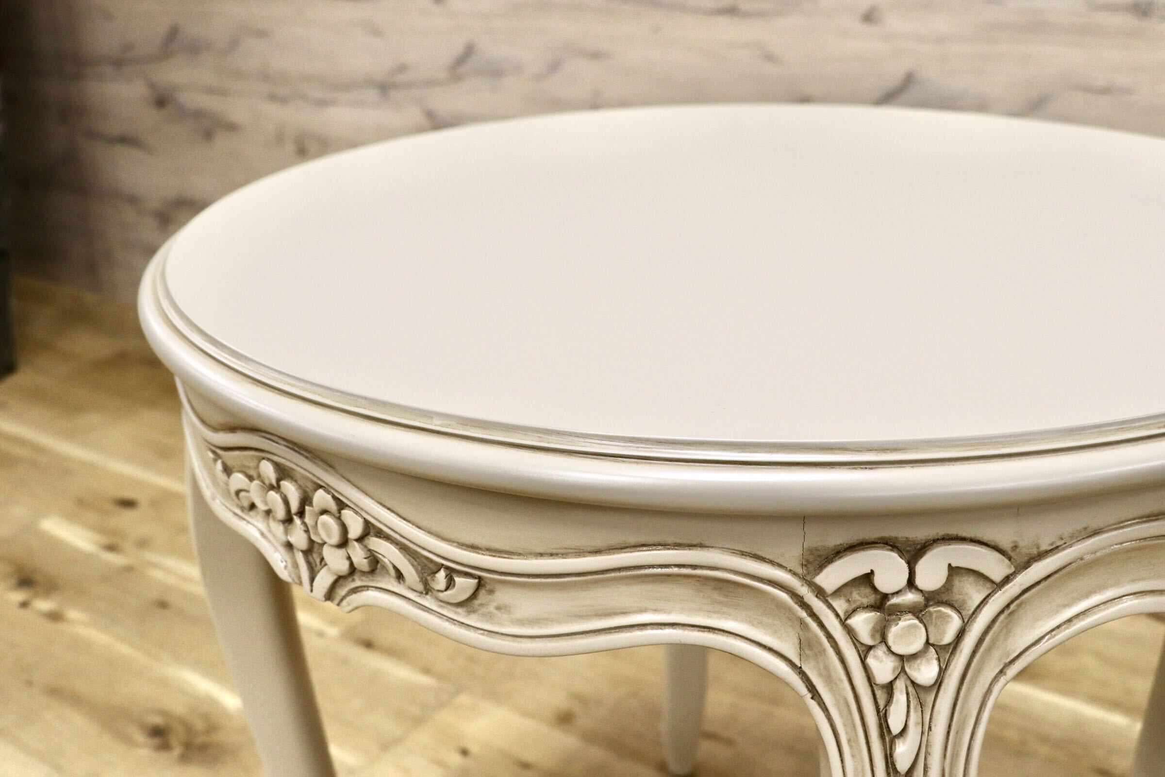 GMJS259G○domani / ドマーニ Louis XV ルイ15世 サイドテーブル コンソールテーブル 西洋 アンティーク カリモク最高峰 定価約21万 展示品