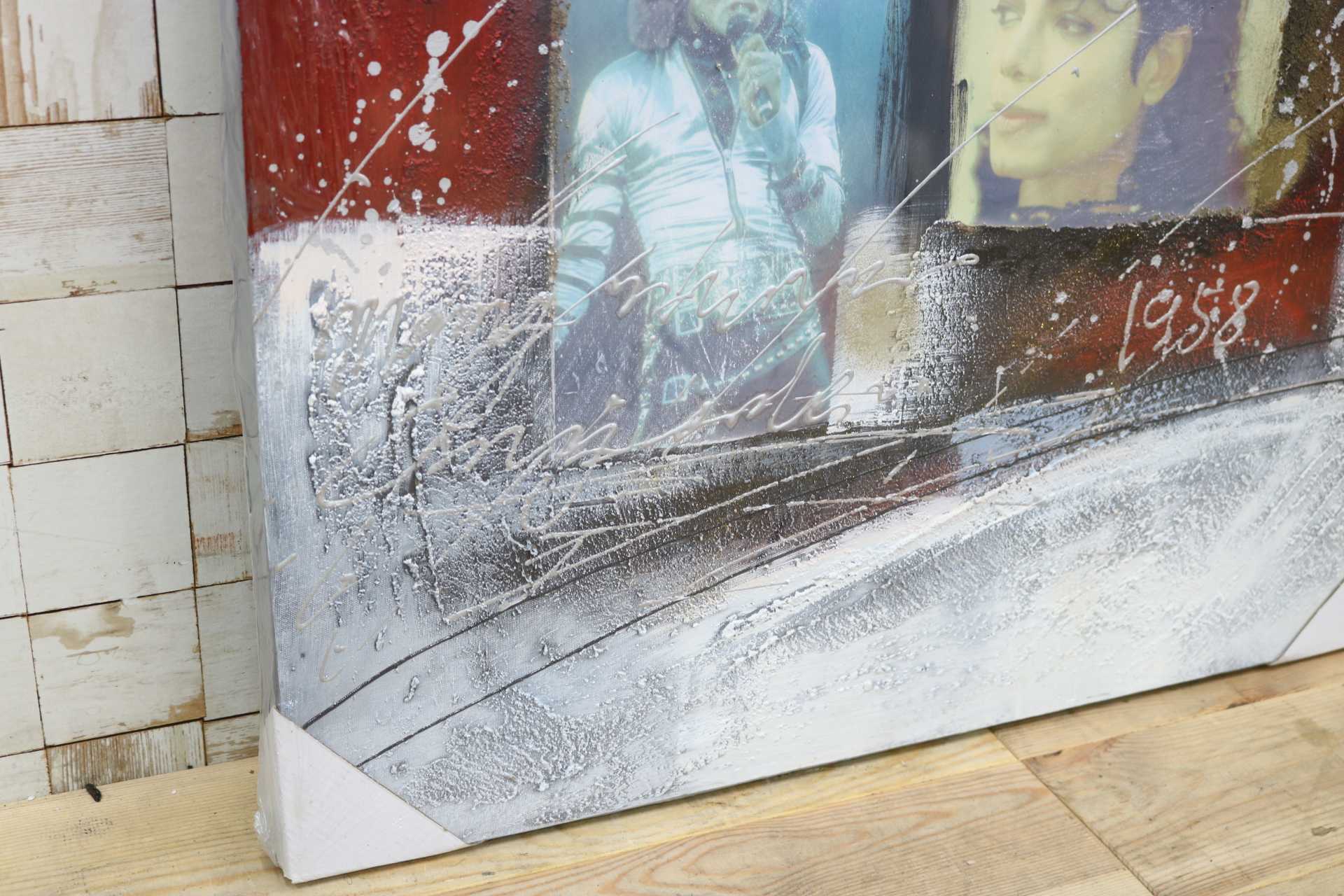 GMIK749AB◯マイケル・ジャクソン アートパネル 大型 インテリアボード コラージュアート