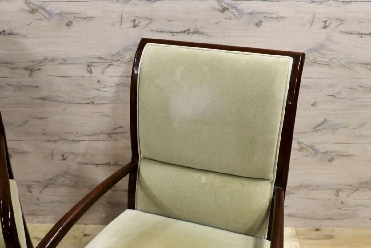 GMIK762A○domani / ドマーニ Forza フォルザ アームチェア ダイニングチェア 椅子 2脚セット ダニエラ材 カリモク最高峰 定価約55万