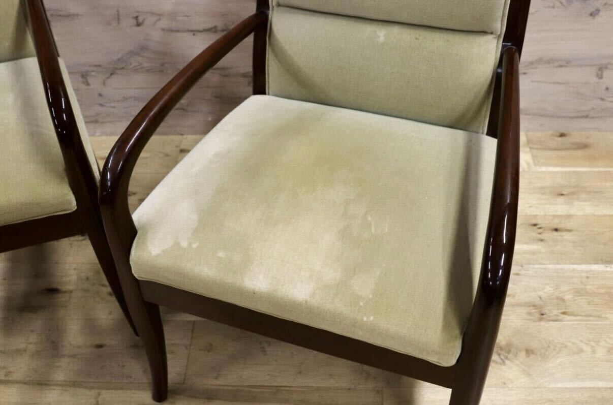 GMIK762A○domani / ドマーニ Forza フォルザ アームチェア ダイニングチェア 椅子 2脚セット ダニエラ材 カリモク最高峰 定価約55万