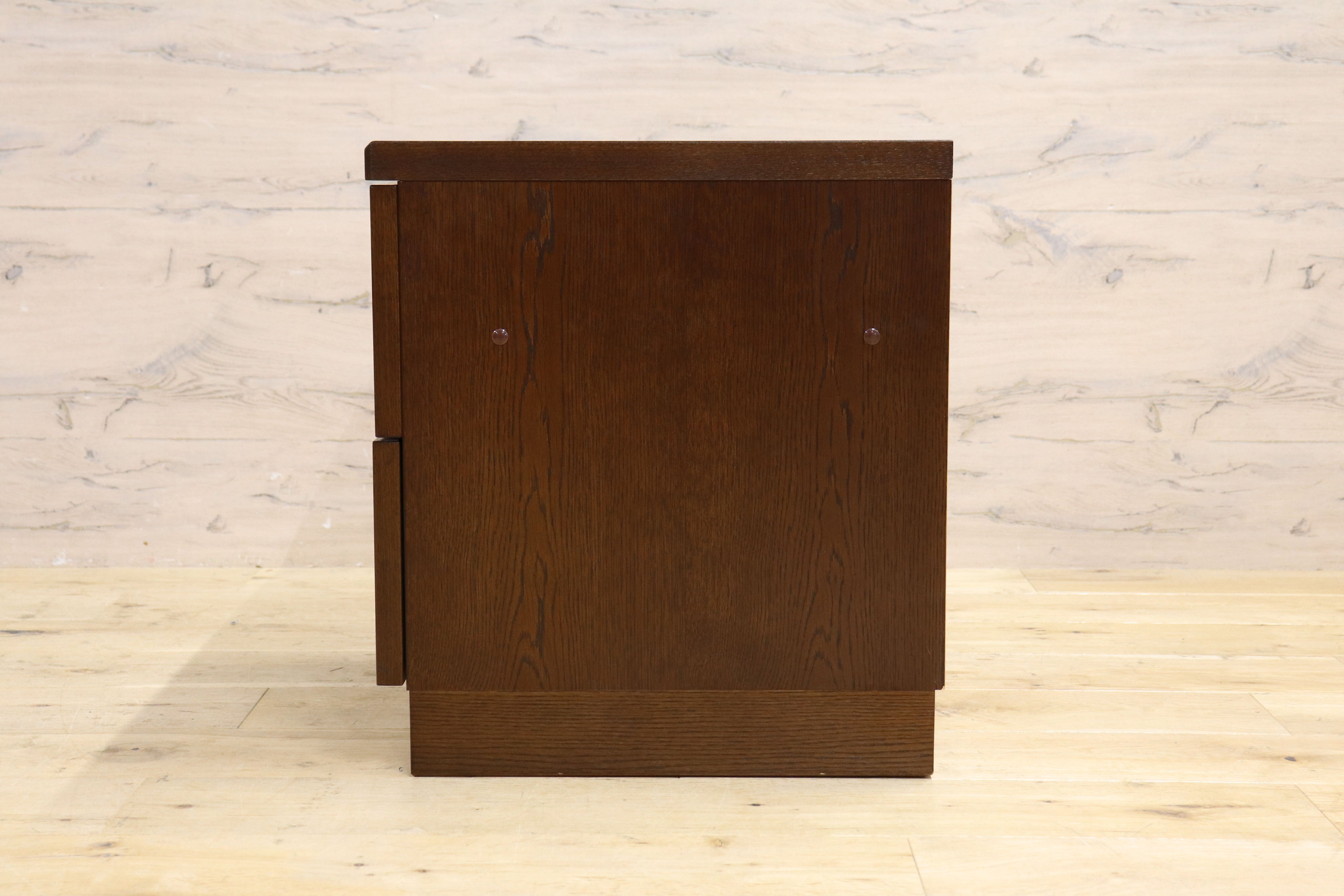 GMIS449C○高橋工芸 SEED シード サイドチェスト サイドボード キャビネット オーク材 収納家具 府中家具 高級家具 展示品