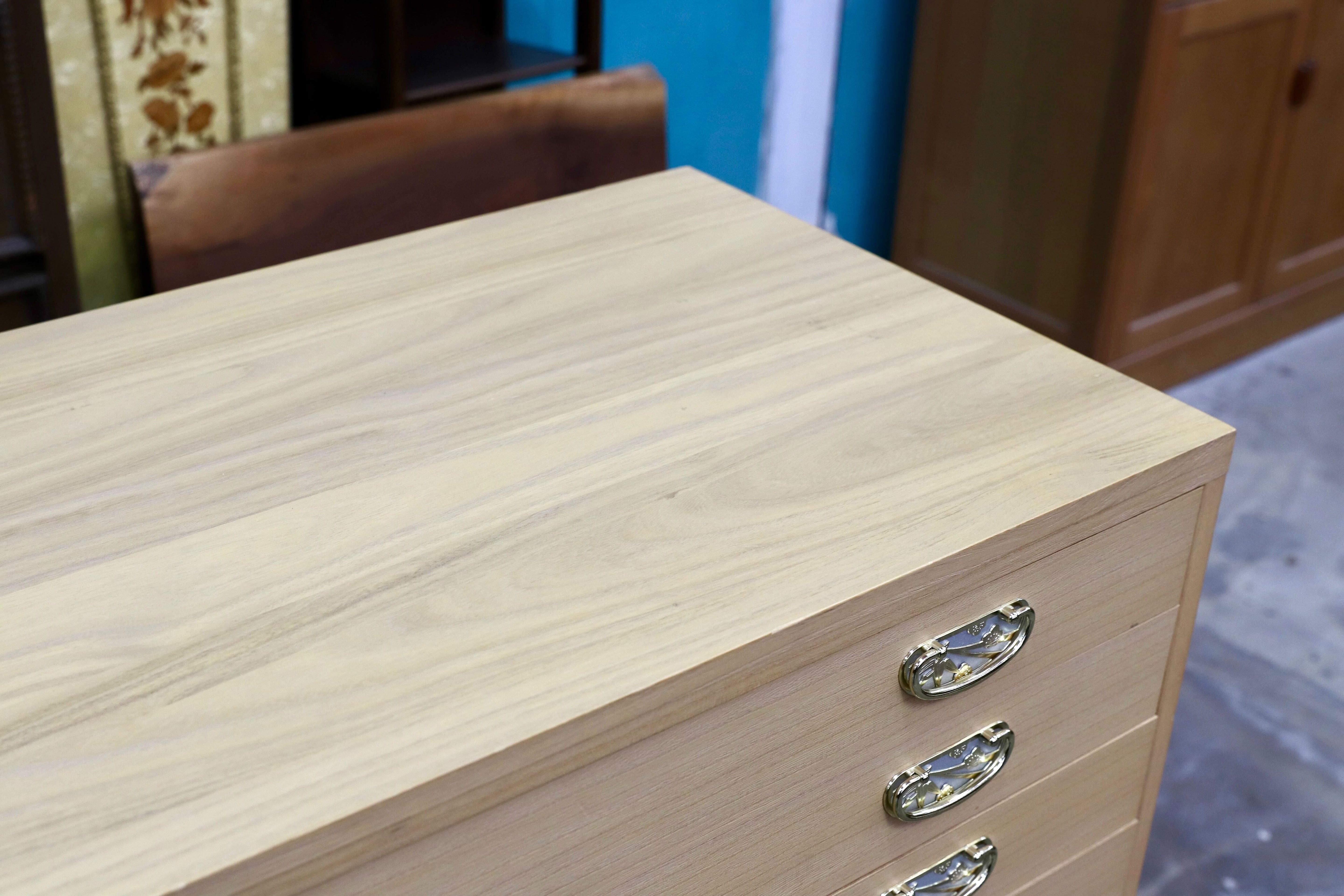 GMIH517○桐箪笥 整理箪笥 引出し収納 桐ダンス 箪笥 和家具 和モダン 定価13.5万