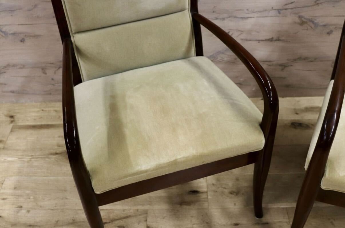 GMIK762A○domani / ドマーニ Forza フォルザ アームチェア ダイニングチェア 椅子 2脚セット ダニエラ材 カリモク最高峰 定価約55万