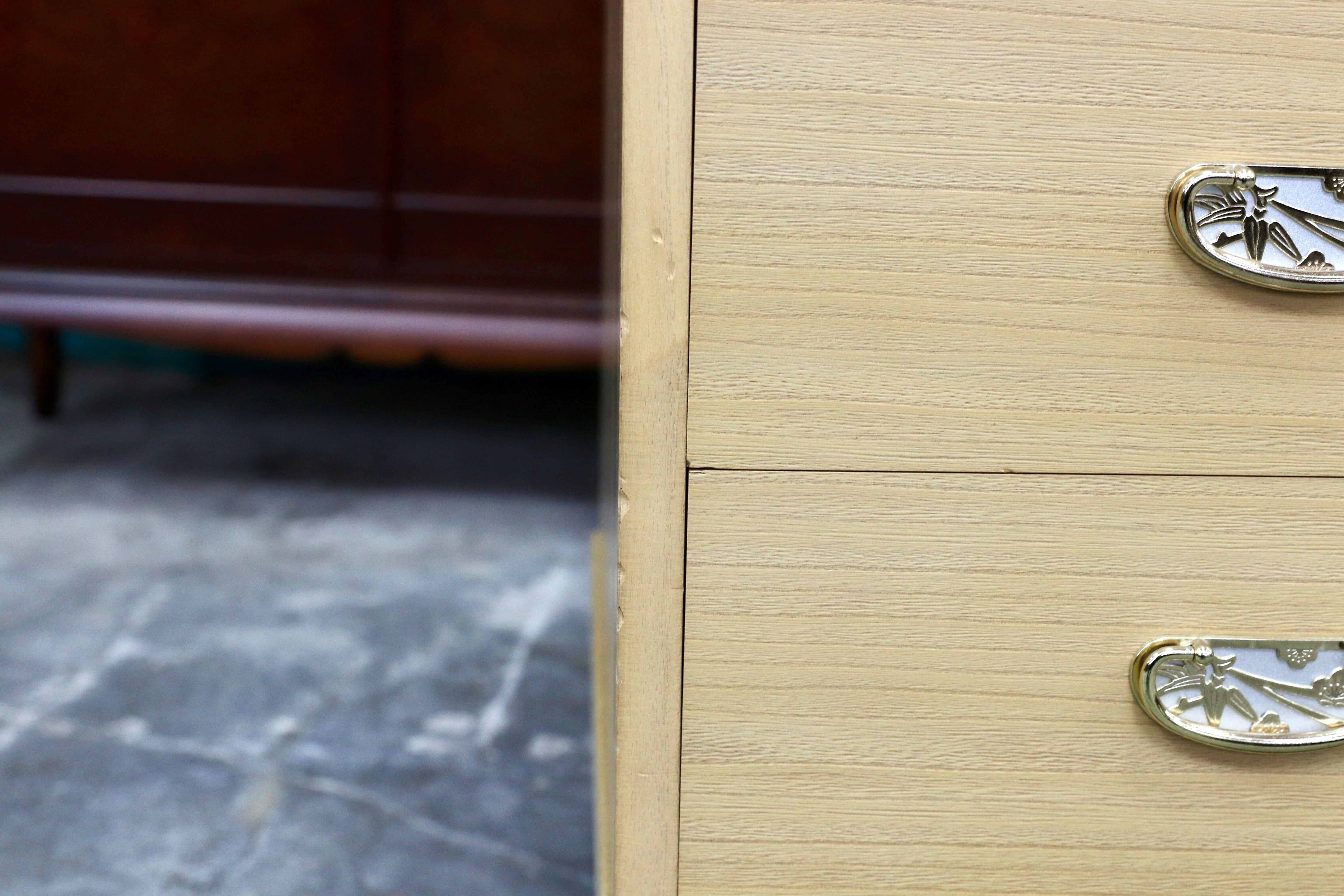 GMIH517○桐箪笥 整理箪笥 引出し収納 桐ダンス 箪笥 和家具 和モダン 定価13.5万