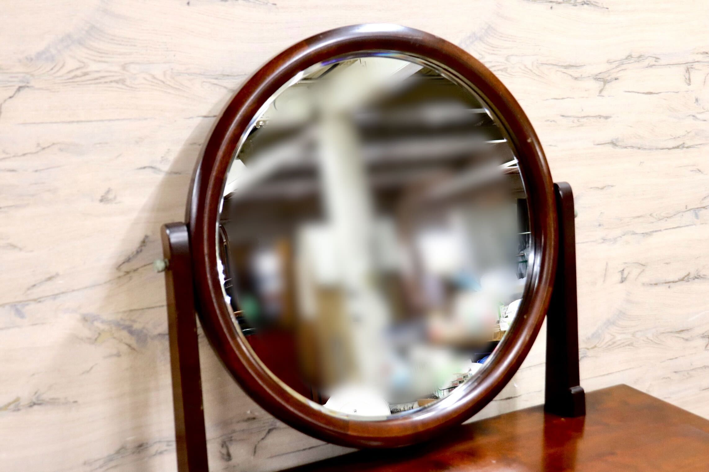 GMIS470A○松本民芸家具 一面鏡ドレッサー 鏡台 化粧台 和家具 ミズメザクラ レトロ アンティーク 和モダン 民藝 古民家 定価約38万