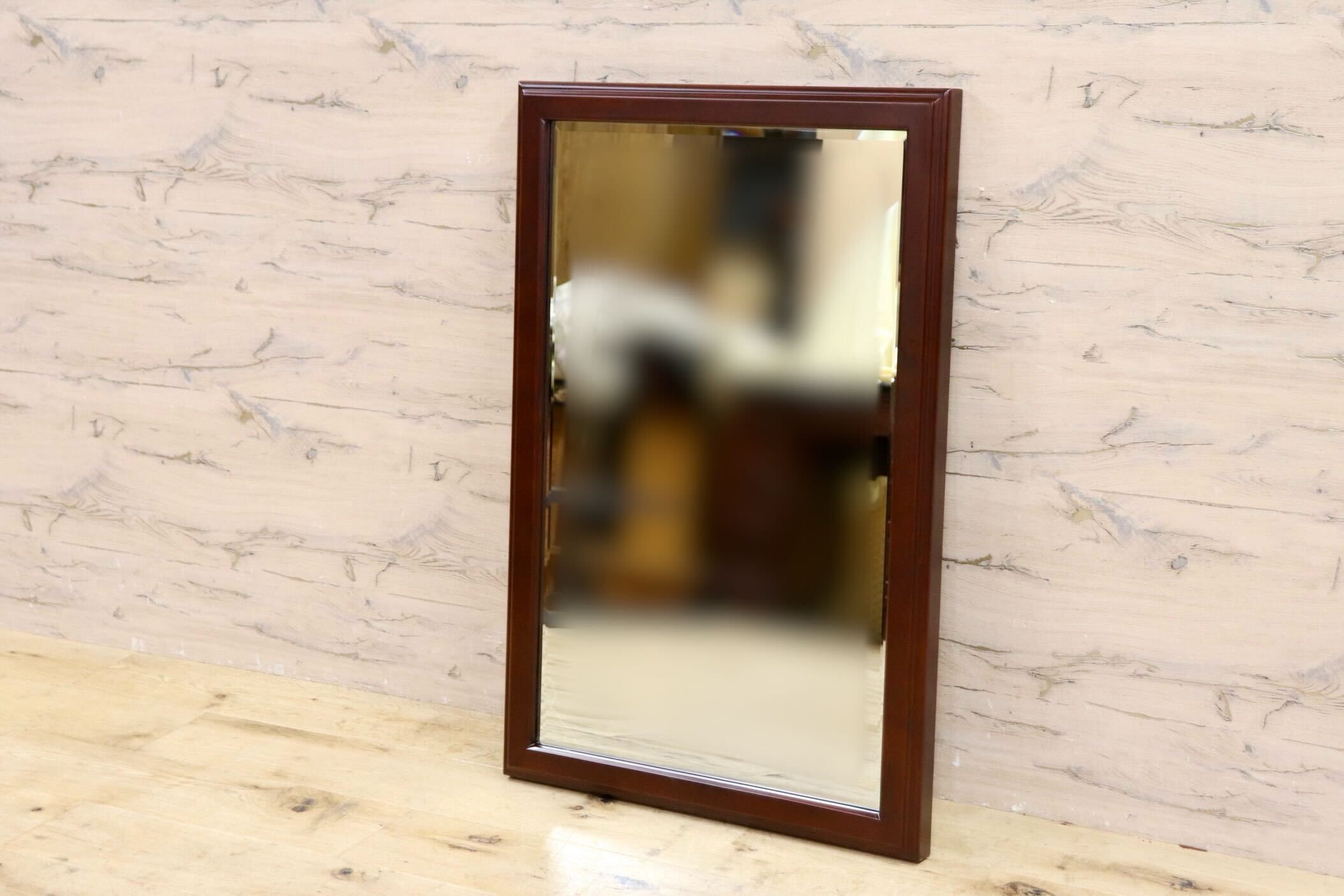 GMIK603○壁掛けミラー ウォールミラー 鏡 インテリア クラシック調 木製 モダン