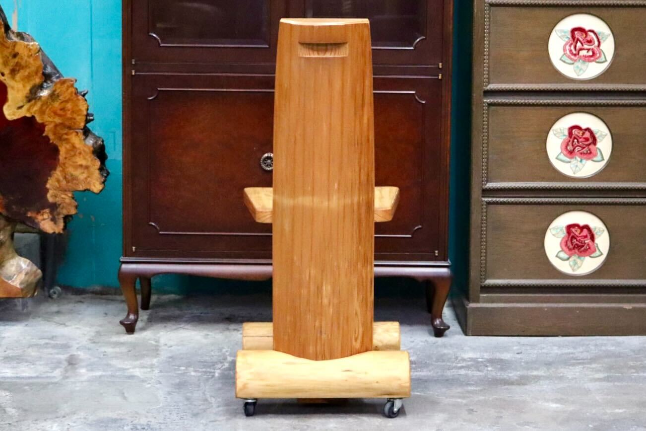 GMIH356D○工房家具 ダイニングチェア アームレスチェア 椅子 スツール キャスター ウッド 木製 無垢材 カントリー レトロ