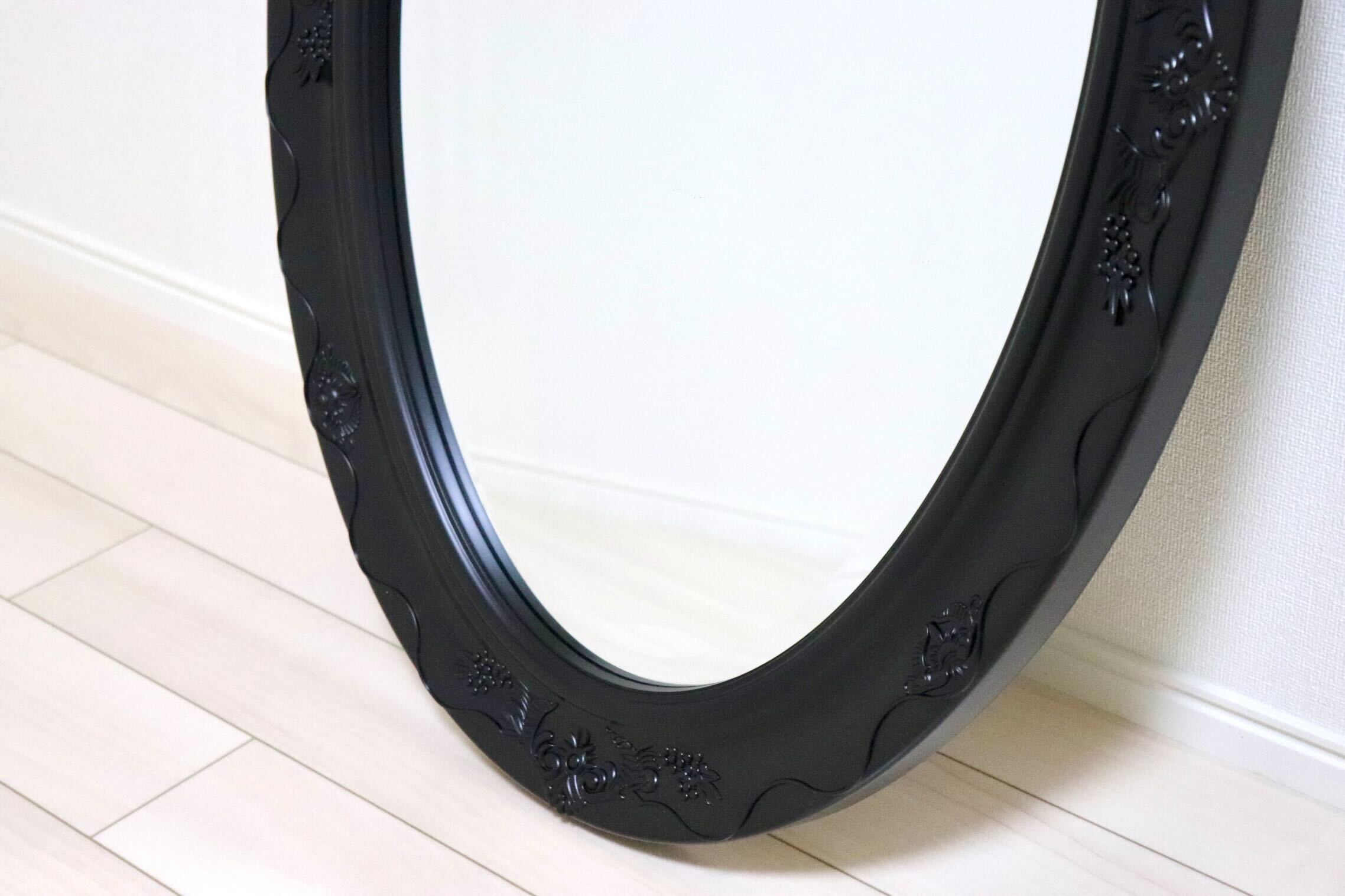 GMIK745K○ウォールミラー 壁掛け鏡 姿見 壁掛けミラー 全身鏡 立て掛けミラー 鏡 クラシック調