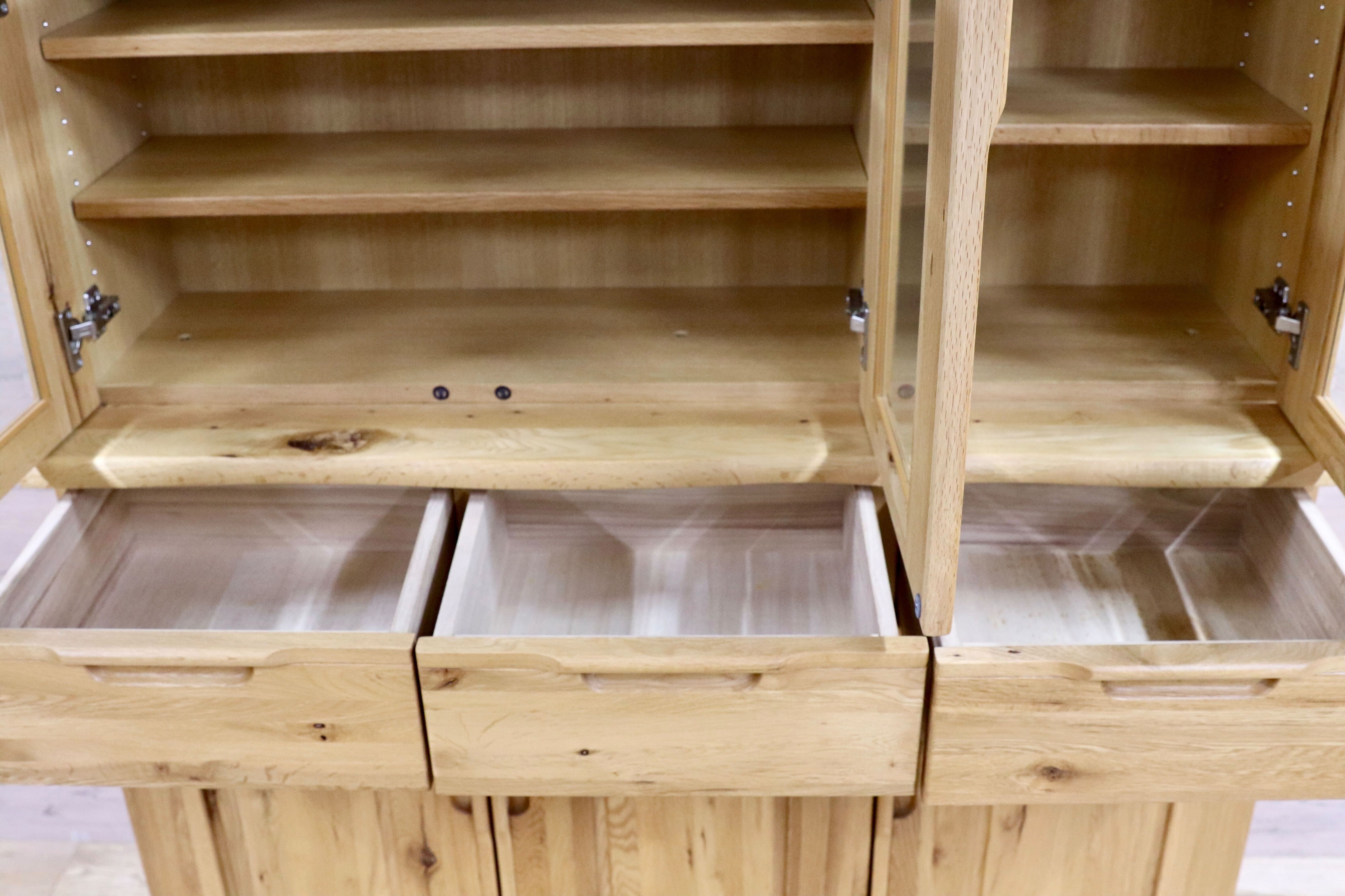 GMIH256○起立木工 / KIRITSU FURNITURE D-oak 食器棚 キッチンボード 食器棚 オーク材 北欧スタイル