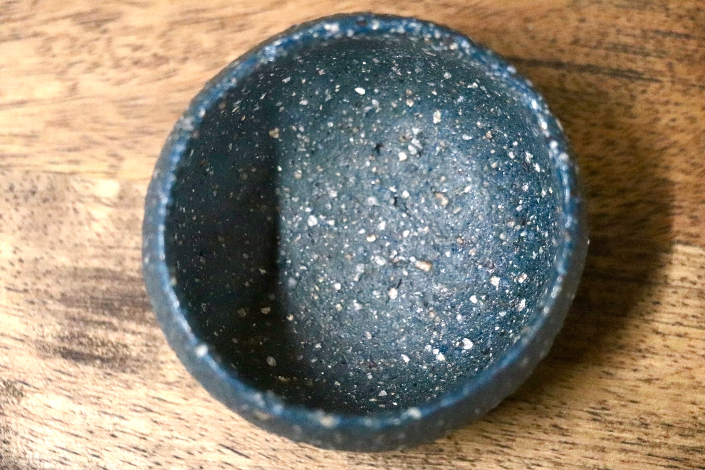 GMJO39○千代市陶房 清水万佐年 丹波焼 青〆ぐい呑 伝統工芸 丹波篠山 未使用