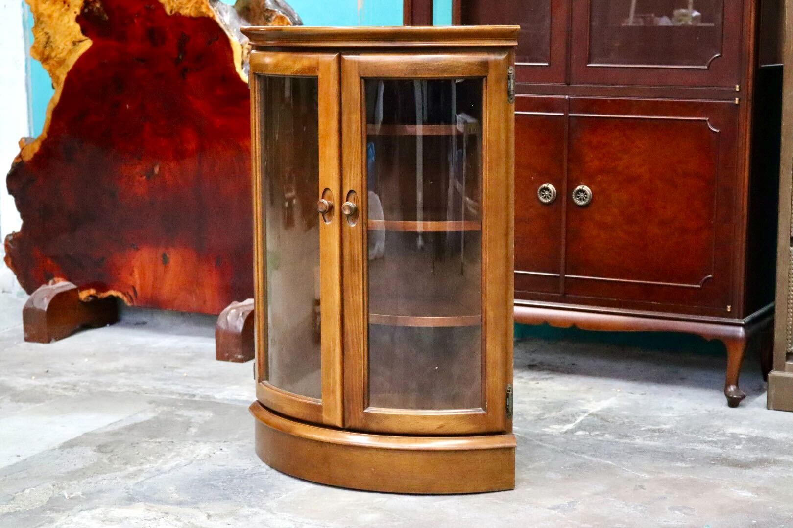 GMIH364A○karimoku / カリモク コーナーラック 飾り棚 サイドキャビネット 花台 収納家具 楢材 カントリー モダン 国産家具