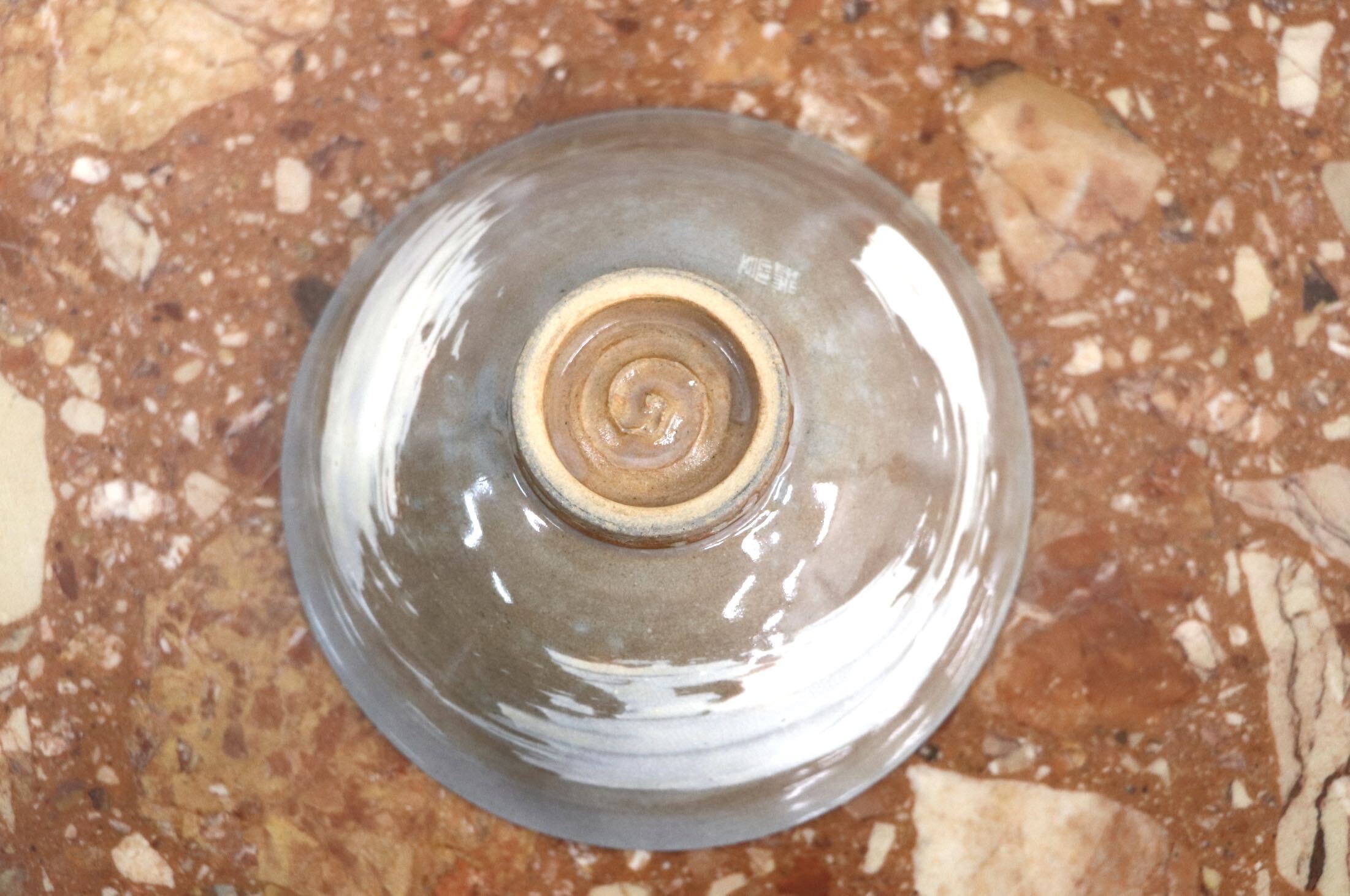 三島茶碗「河合瑞豊」京焼 清水焼 茶道具 抹茶茶碗 共箱 GMJK371BA〇京焼 三島茶碗 河合瑞豊 茶道具 抹茶碗 陶印 三島手