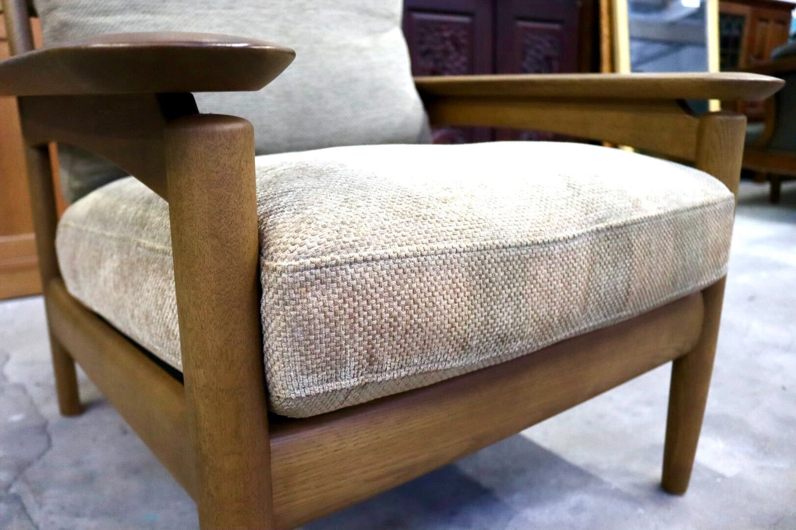 GMIK739B○karimoku / カリモク 1人掛けソファ シングルソファ アームチェア 木製 ファブリック 北欧スタイル 国産家具