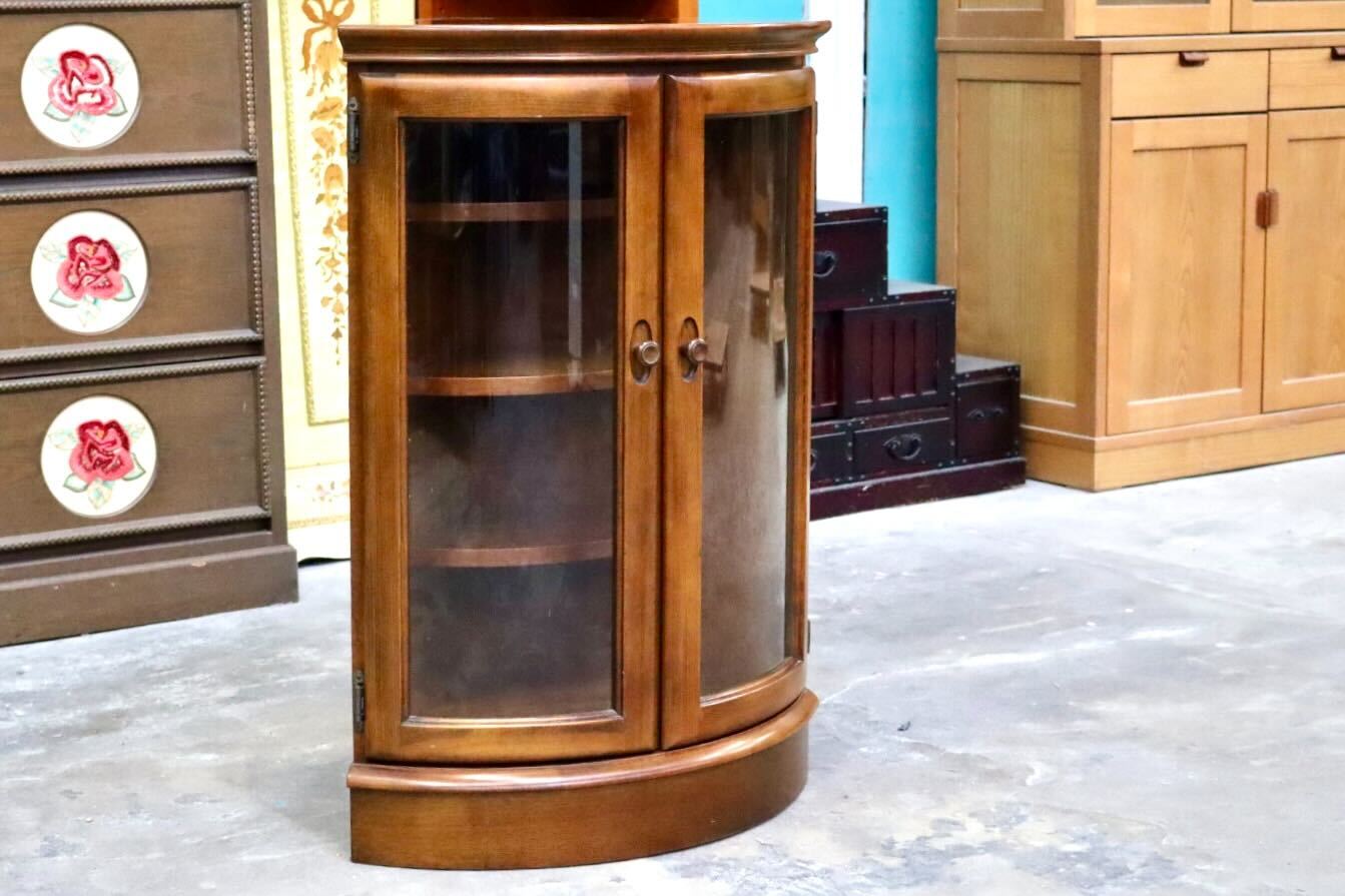 GMIH364B○karimoku / カリモク コーナーラック 飾り棚 サイドキャビネット 花台 収納家具 楢材 カントリー モダン 国産家具