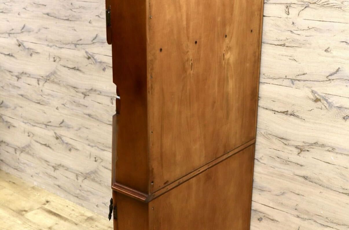 GMIS417○横浜ダニエル / Daniel コーナーキャビネット 飾り棚 シェルフ 棚 リビングボード 樺桜 ヴィンテージ