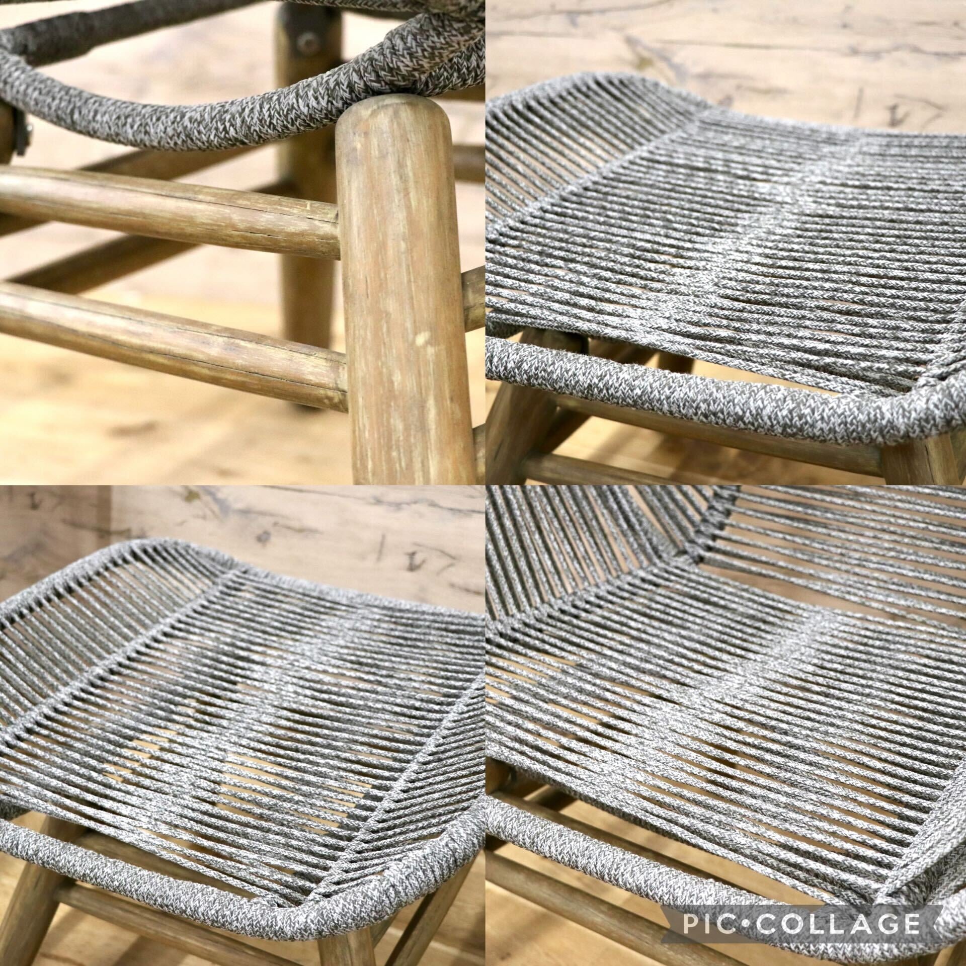 GMJH151◯NAUTIN / ノイジン ゴードリラックスチェア ラウンジチェア オットマン ナチュラル モダン 展示品