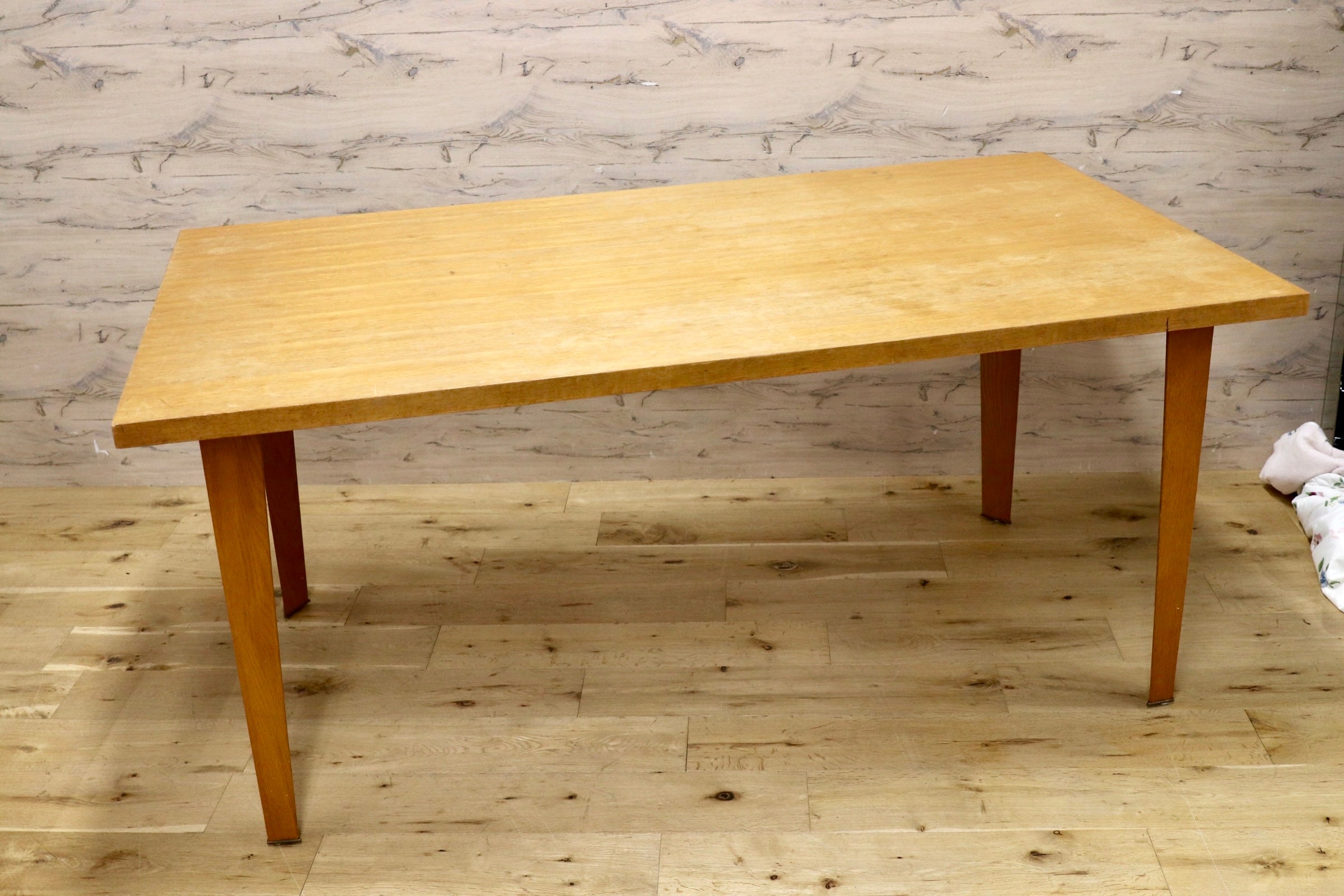 GMJH303○INTERDECOR / インターデコール MATRIX マトリクス ダイニングテーブル オーク突板 Cassina カッシーナ ヴィンテージ 稀少