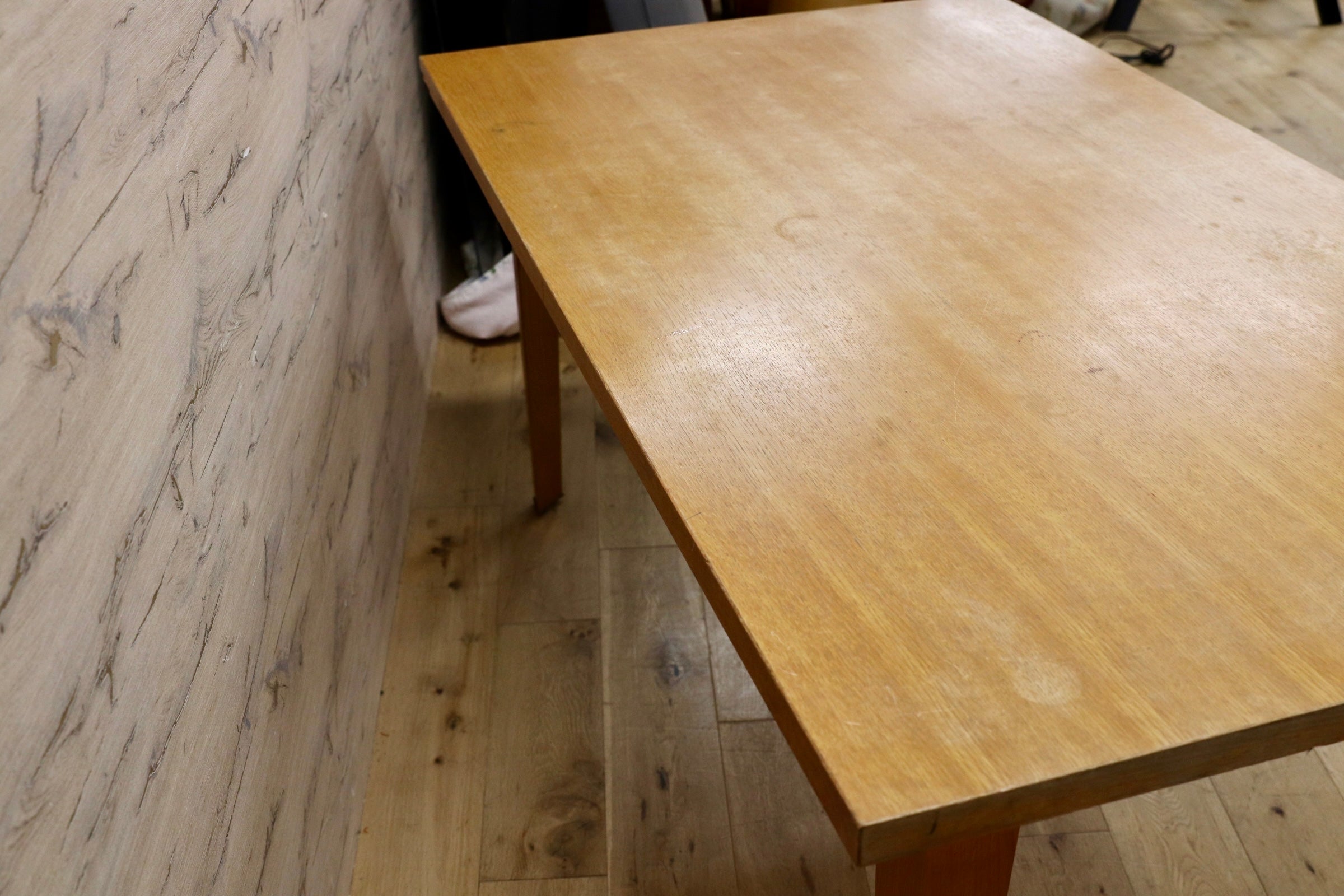 GMJH303○INTERDECOR / インターデコール MATRIX マトリクス ダイニングテーブル オーク突板 Cassina カッシーナ ヴィンテージ 稀少