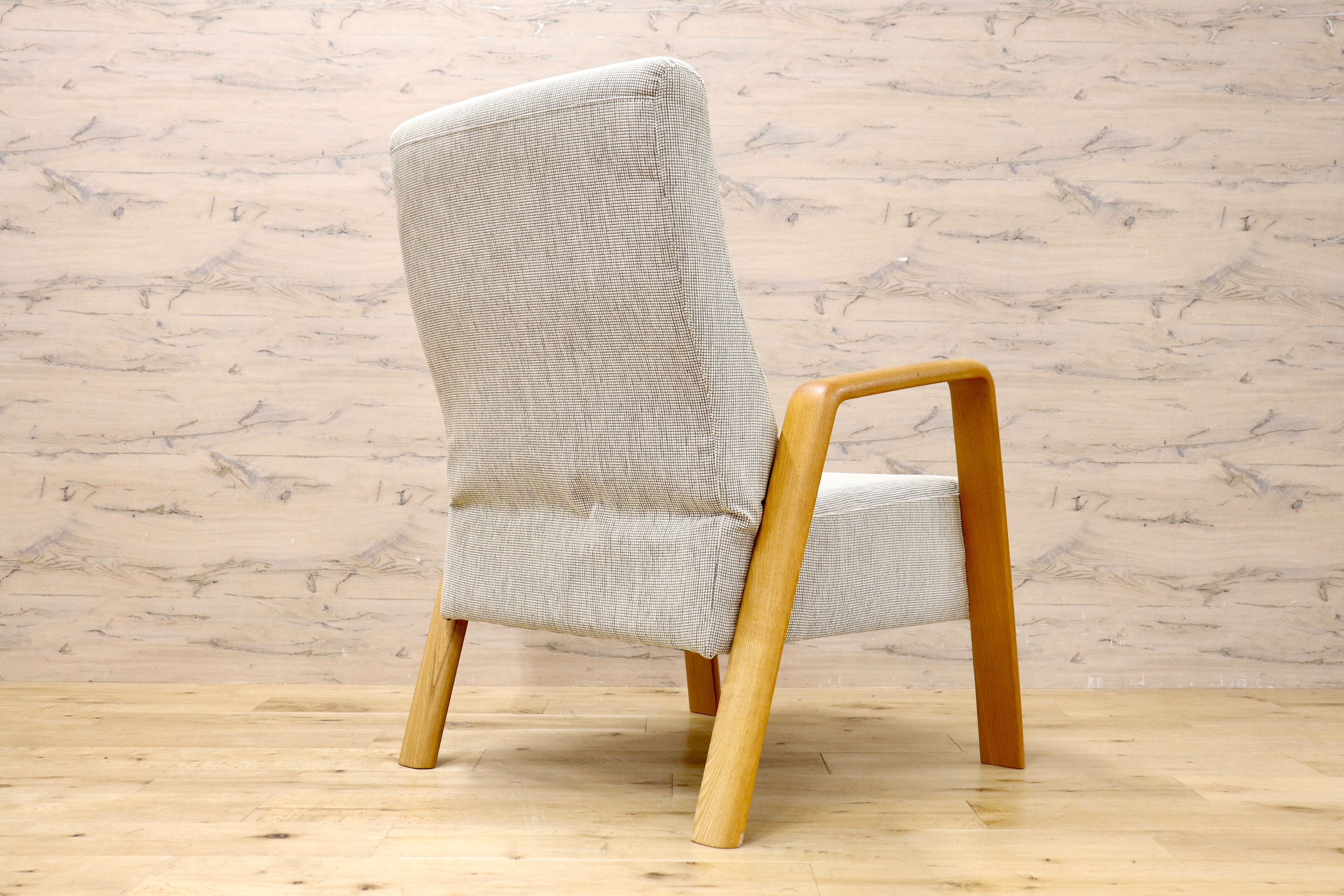 GMIS489B○アサヒ木工 Ballotte バローテ リクライニングソファ 1人掛けソファ シングルソファ ファブリック モダン 国産家具 定価約10万