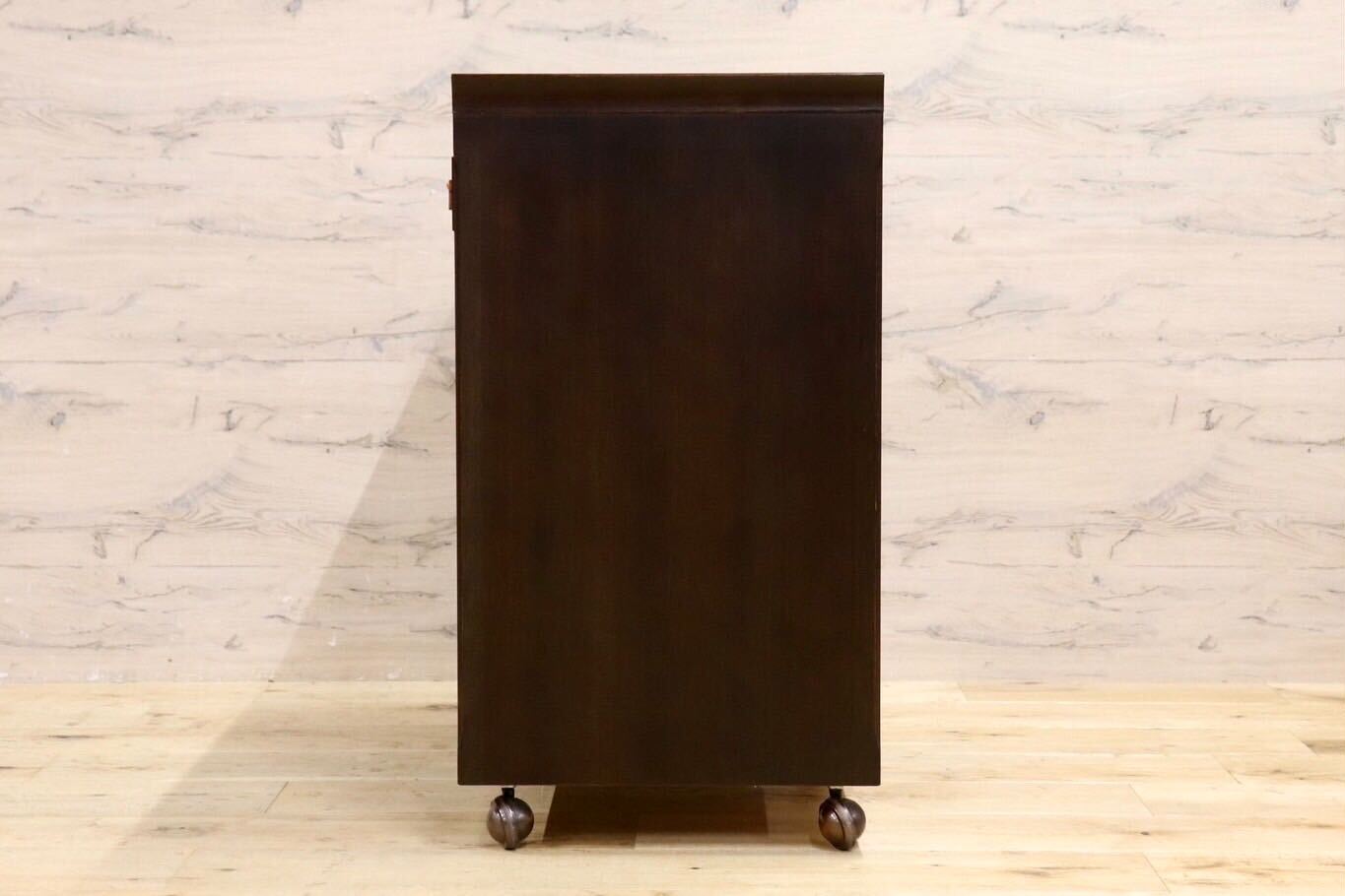 GMIS412○maruni / マルニ 地中海 ワゴン キャスター付き サイドキャビネット 引出し収納 クラシック アンティーク ヴィンテージ