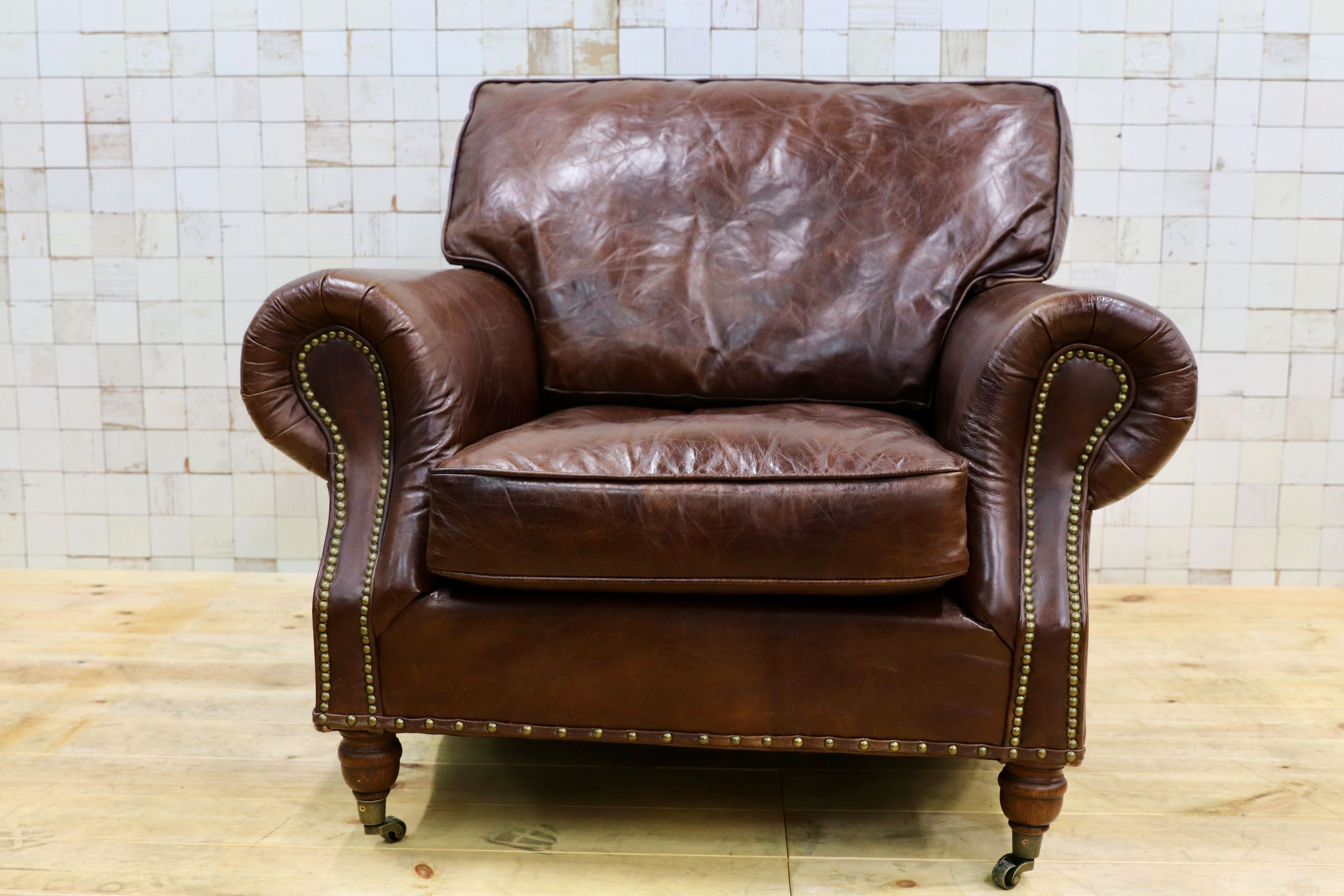 GMHO33A○HALO / ハロ BALMORAL 1P SOFA バルモラル 1人掛けソファ シングルソファ 英国ヴィンテージスタイル  アスプルンド 定価35.2万