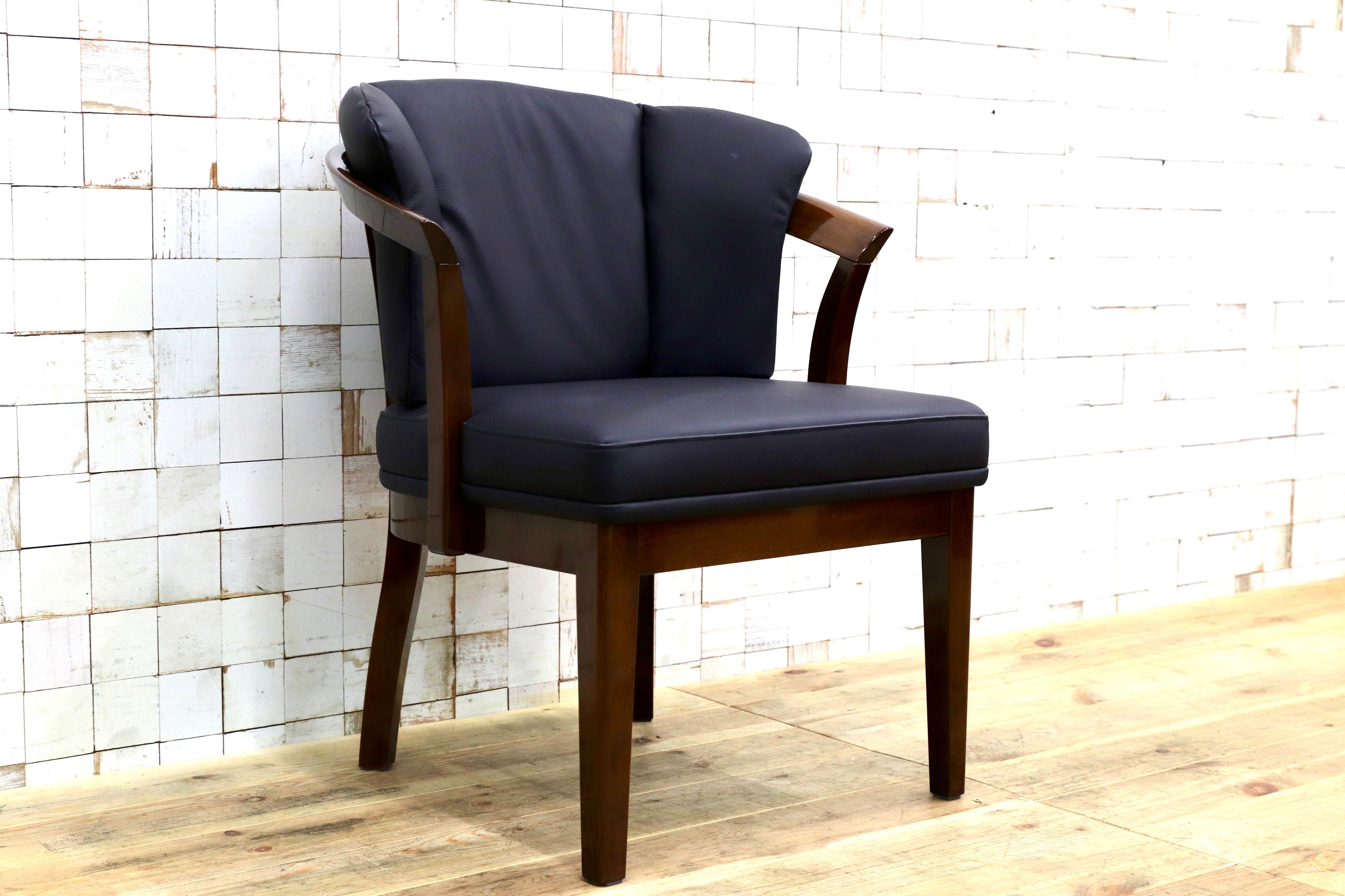 GMIH550○モリシゲ / MORISHIGE アームチェア ダイニングチェア 椅子 本革 レザー IDC大塚家具