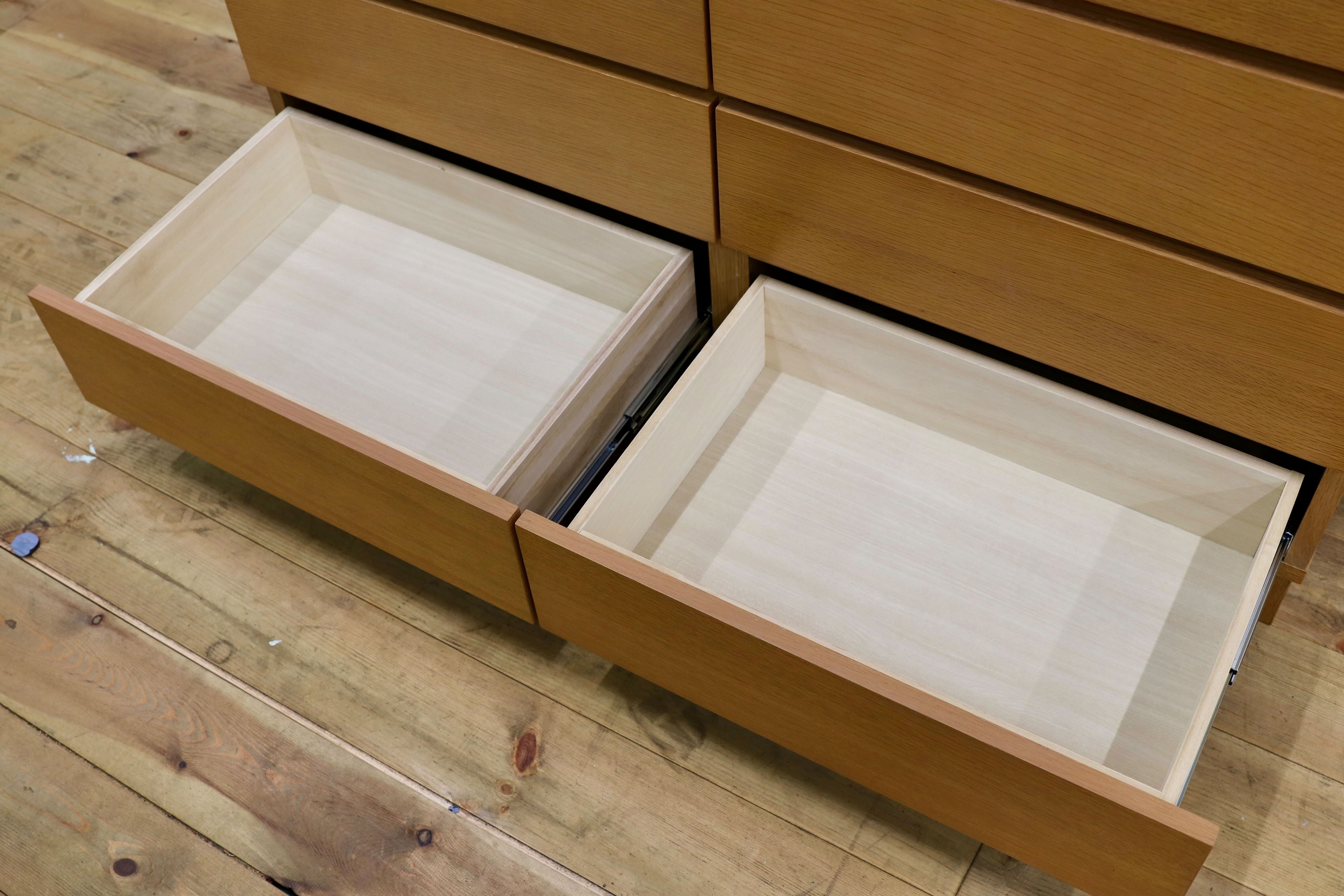 GMIK531○無印良品 / MUJI オーク材 チェスト 整理箪笥 サイドボード 引き出し収納 シンプル ナチュラル