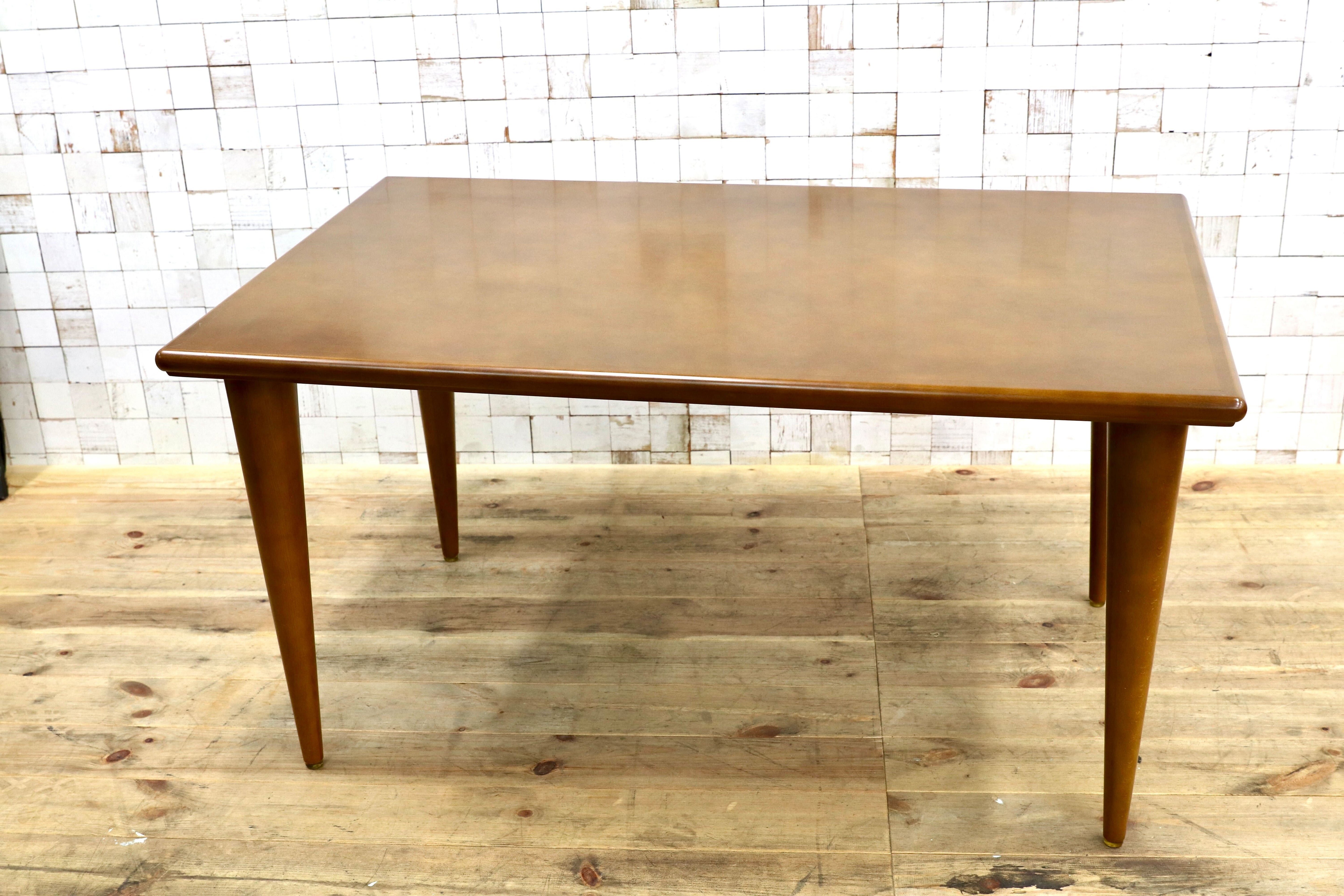 GMIN12○秋田木工 / AKIMOKU ダイニングテーブル 食卓テーブル IDC大塚家具 シンプルモダン 国産家具 レトロ ジャパニーズモダン