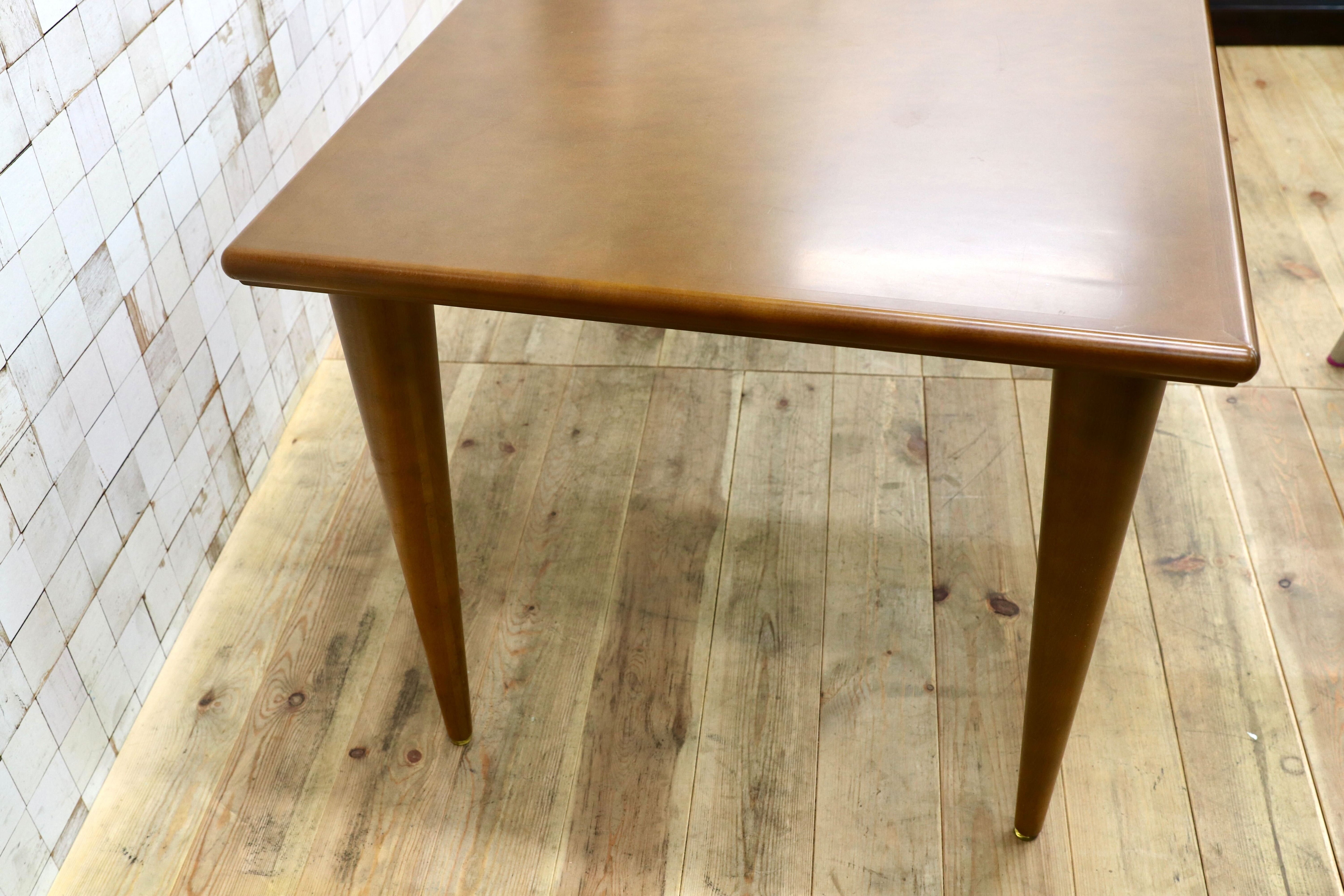 GMIN12○秋田木工 / AKIMOKU ダイニングテーブル 食卓テーブル IDC大塚家具 シンプルモダン 国産家具 レトロ ジャパニーズモダン