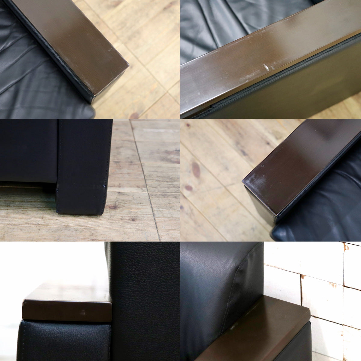 GMJH381B〇ITOKI / イトーキ 本革 1人掛けソファ シングルソファ ブラック 木製アームチェア 応接家具