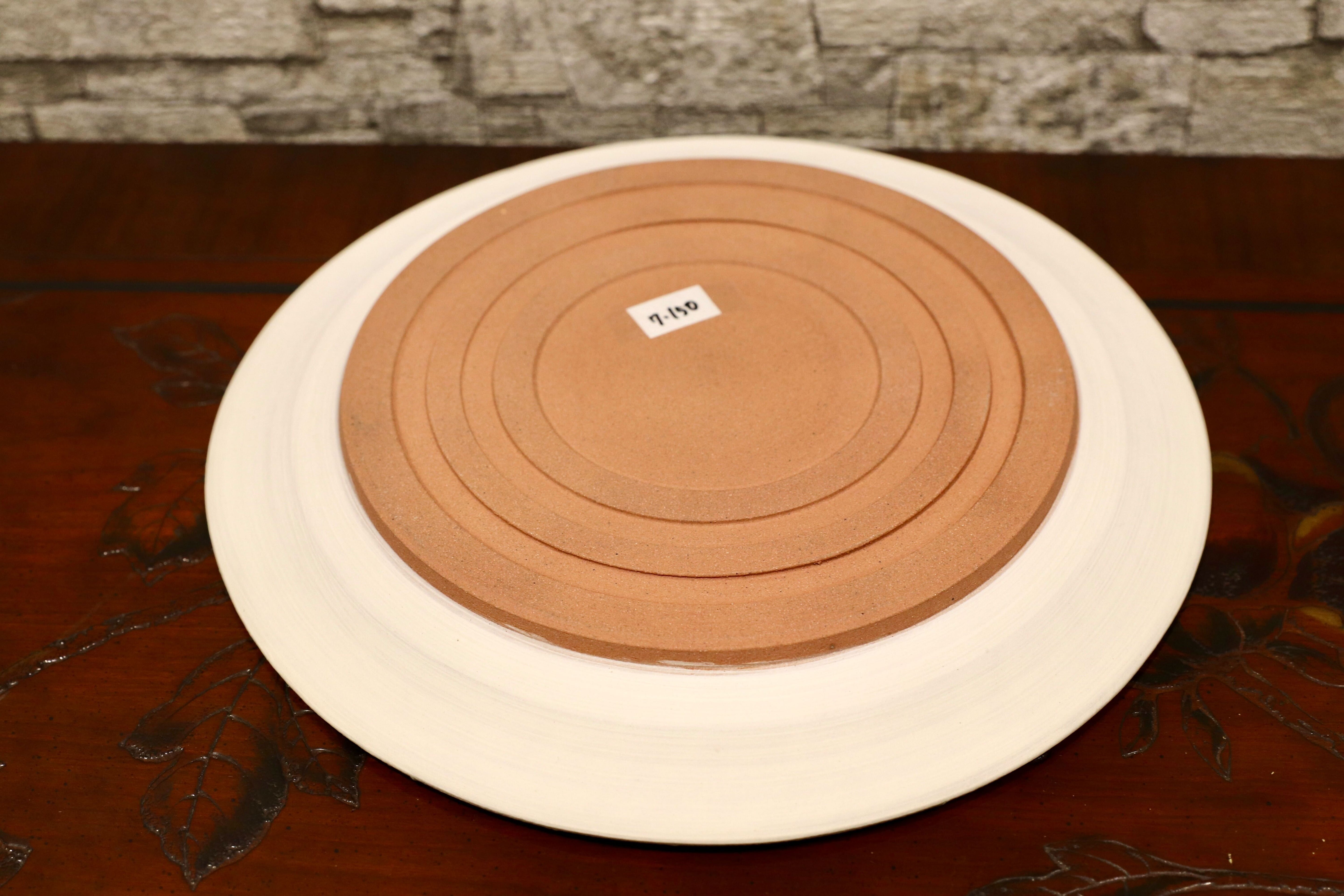 GMIO95○雅峰窯 / Gahou-gama リム皿 丹波立杭焼 大皿 プレート