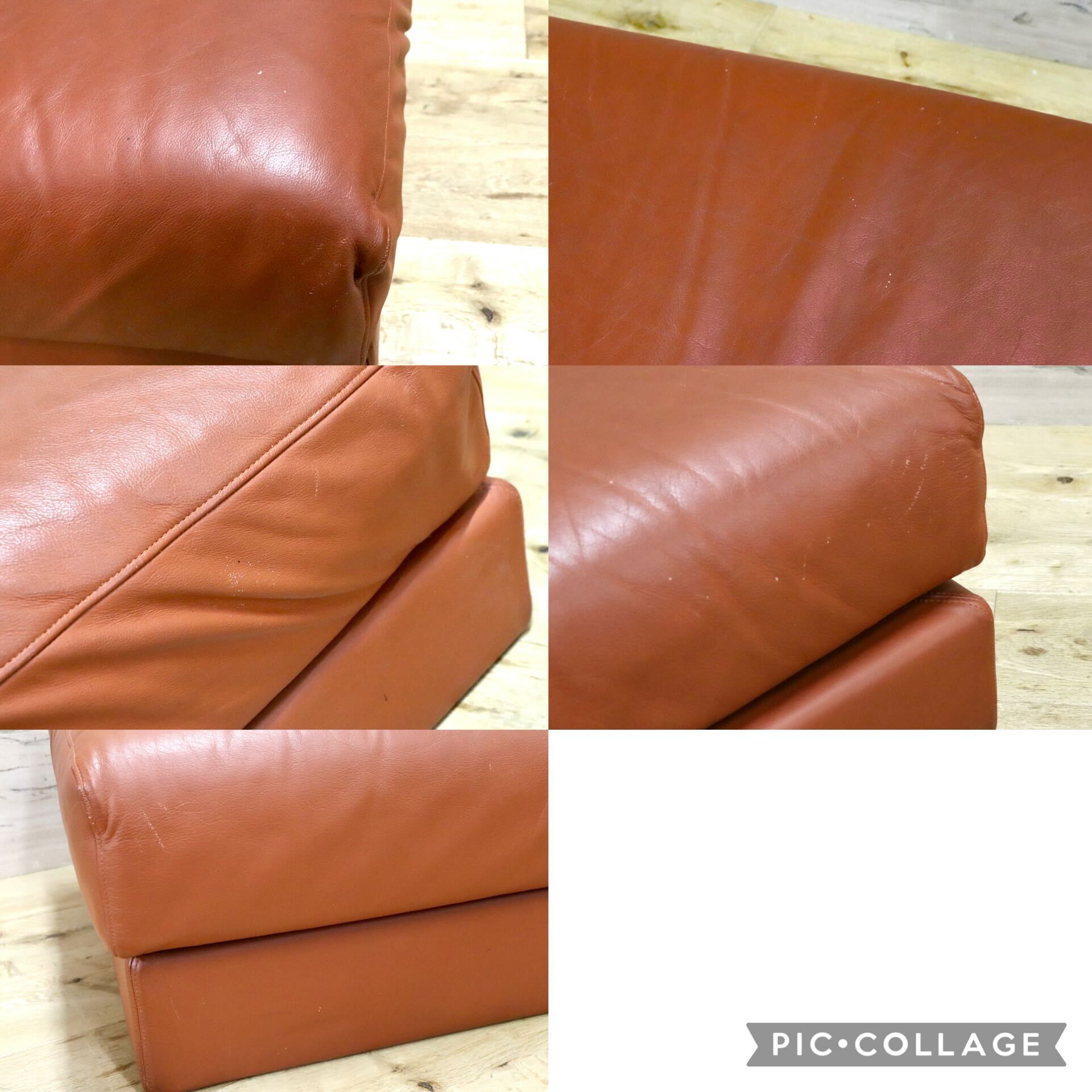GMJS86C○arflex / アルフレックス オットマン スクエアオットマン スツール フットスツール レザースツール イタリアモダン 本革