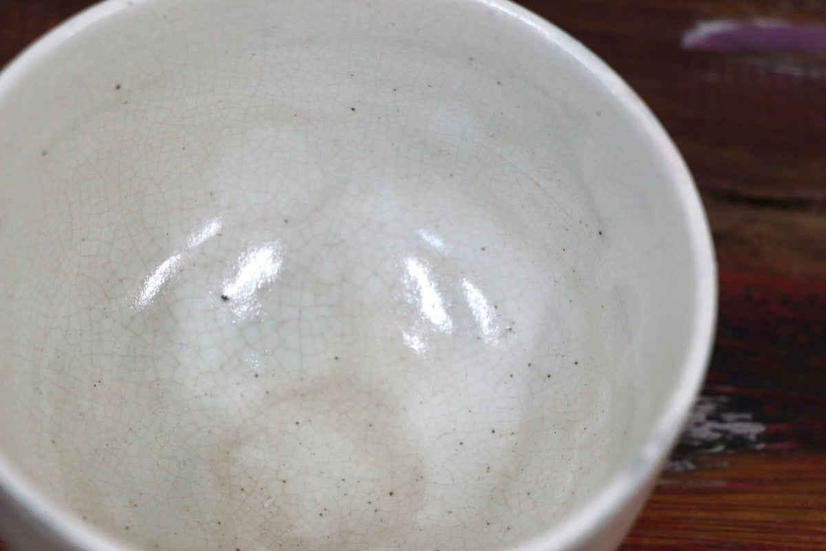 GMJK371BI〇紀州焼 葵窯 雲錦 茶碗 共箱 茶道具 抹茶碗