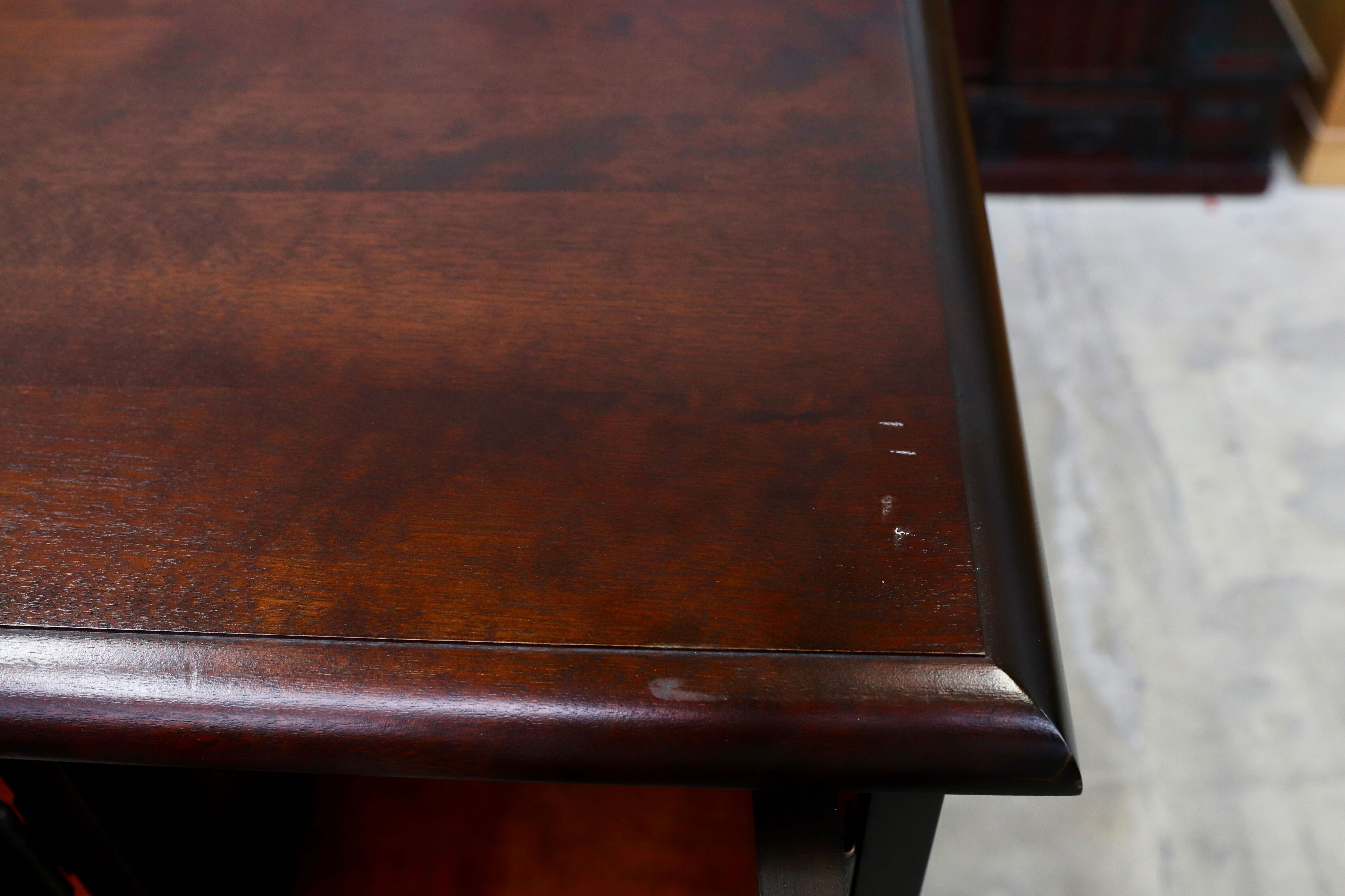 GMIS285○北海道民芸家具 樺材 サイドボード リビングボード 収納家具 飛騨産業 和家具 和モダン レトロ