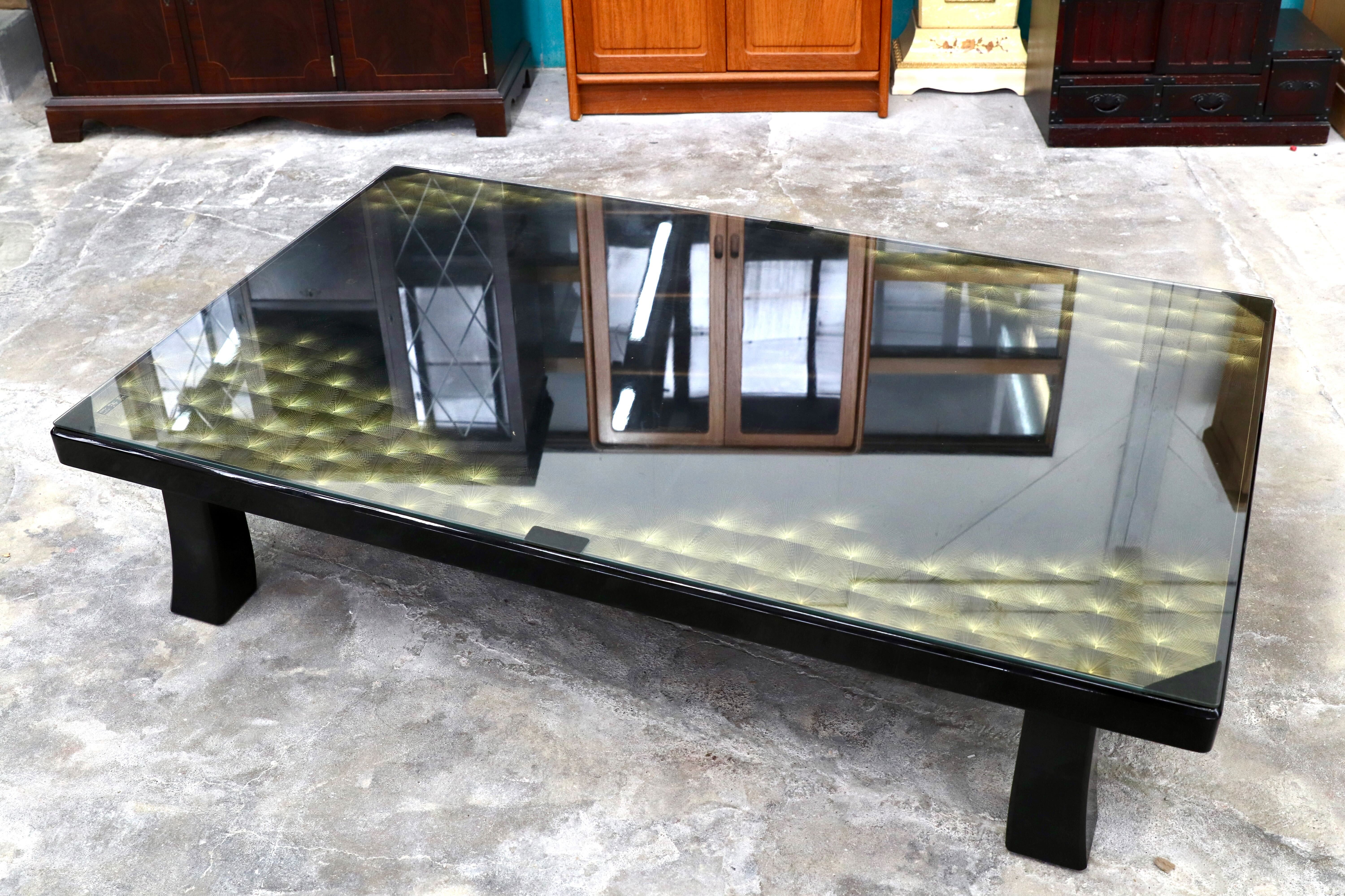 IDC大塚家具 Medea メデア イタリア製 高級 ガラス リビング テーブル